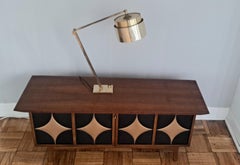 Italian Architectural Desk Brass Lamp