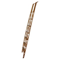 Retro Italian Architectural Library Ladder Attributed to Franco Albini, 1950s