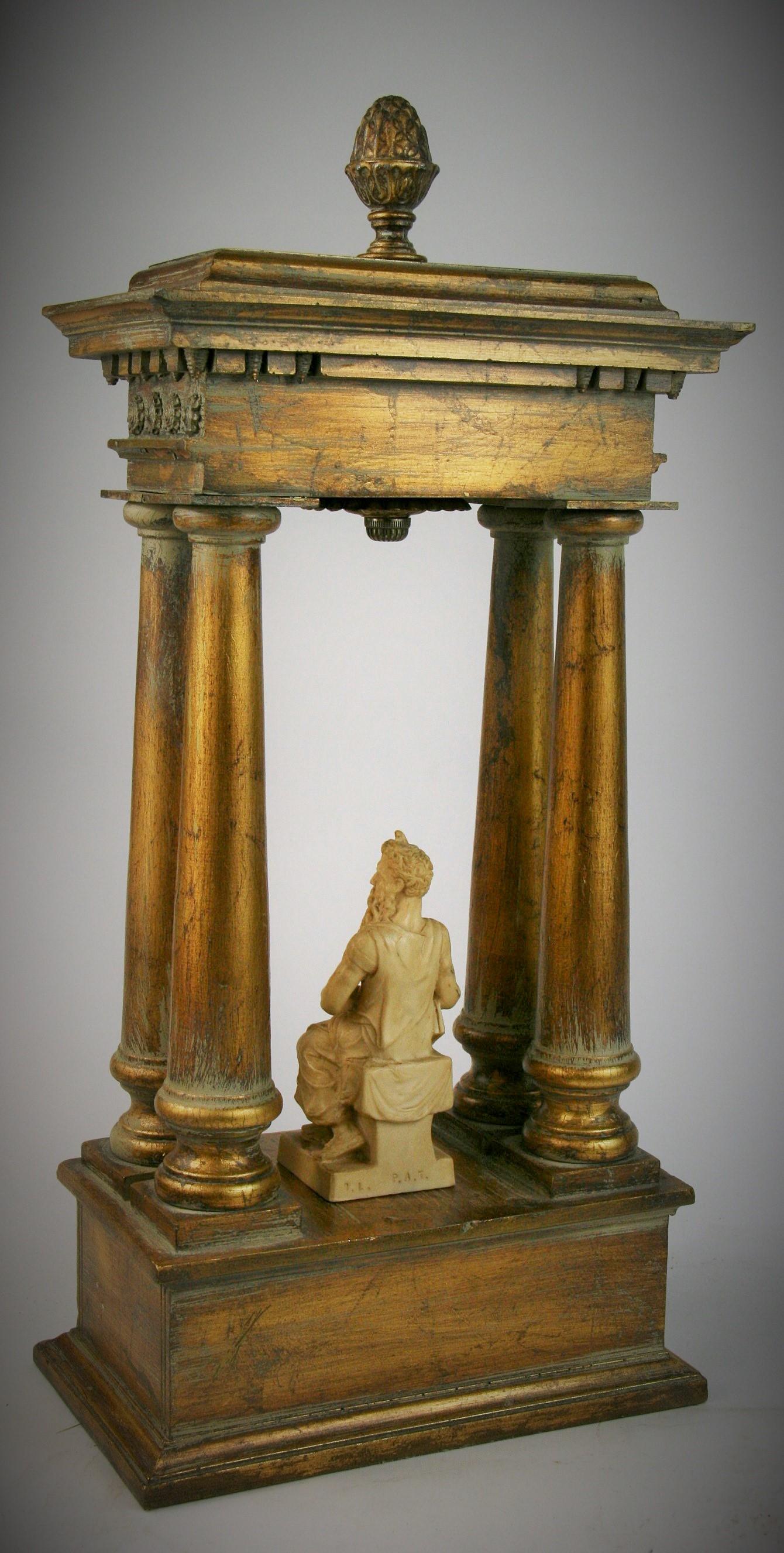 Italian Large  Architectural Sculptural Model of a Temple 7