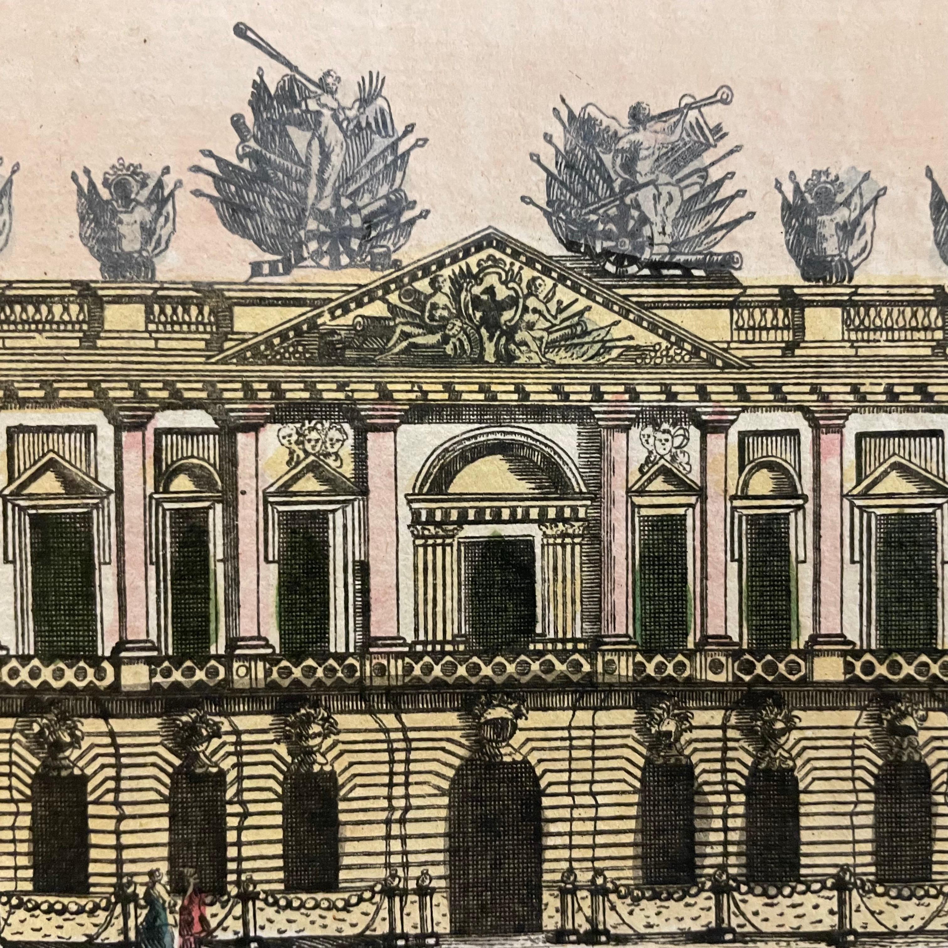 Set of Four Grand Tour Etchings Italian Architectural Views Remondini circa 1770 For Sale 5