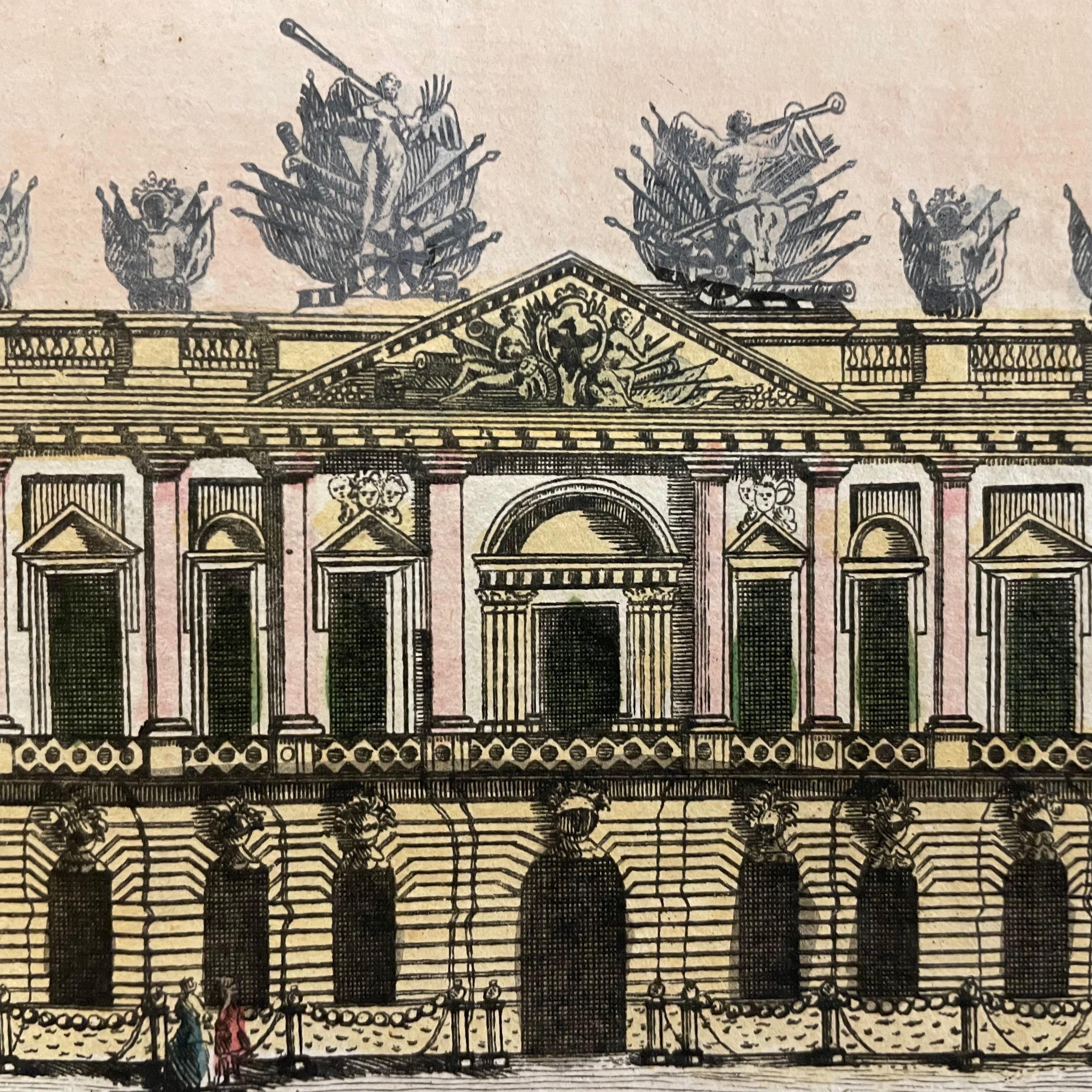 Set of Four Grand Tour Etchings Italian Architectural Views Remondini circa 1770 For Sale 6