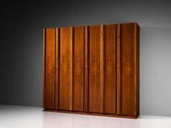 Italian Architectural Wall Unit in Walnut