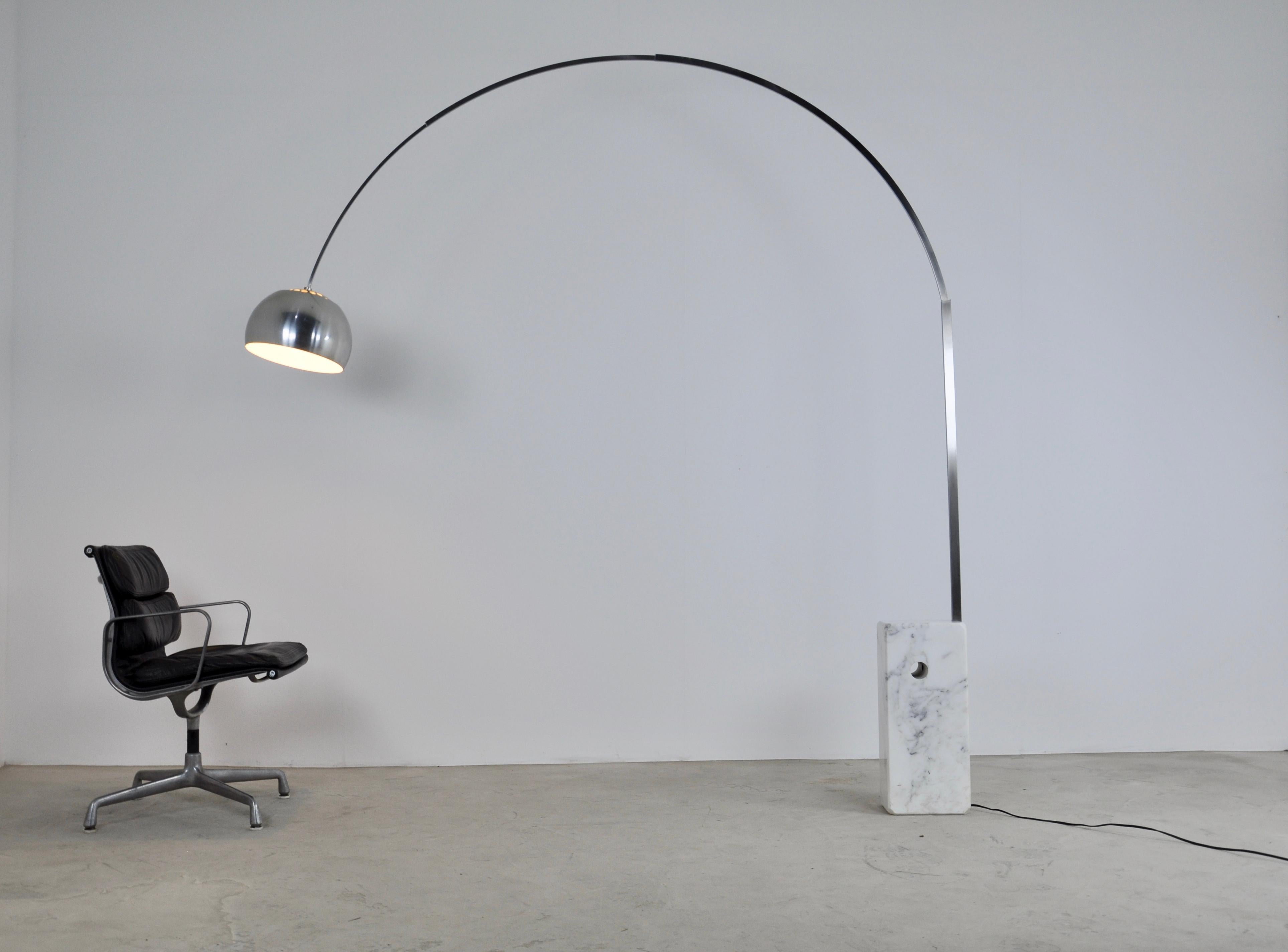 Italian Arco Floor Lamp by Achille Castiglioni & Pier Giacomo for Flos, 1960s 7
