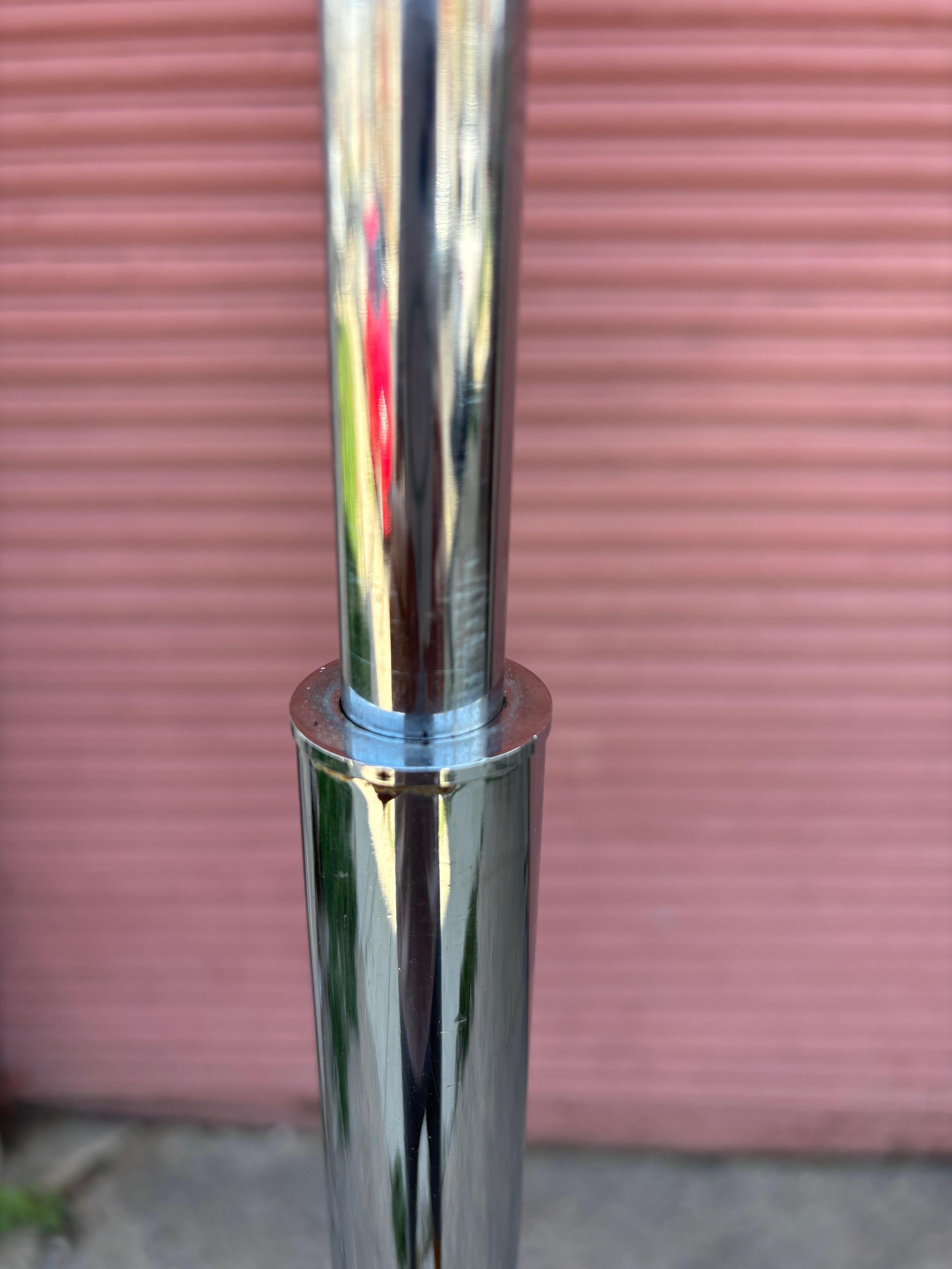 Italian Arco Style Adjustable Floor Lamp For Sale 2