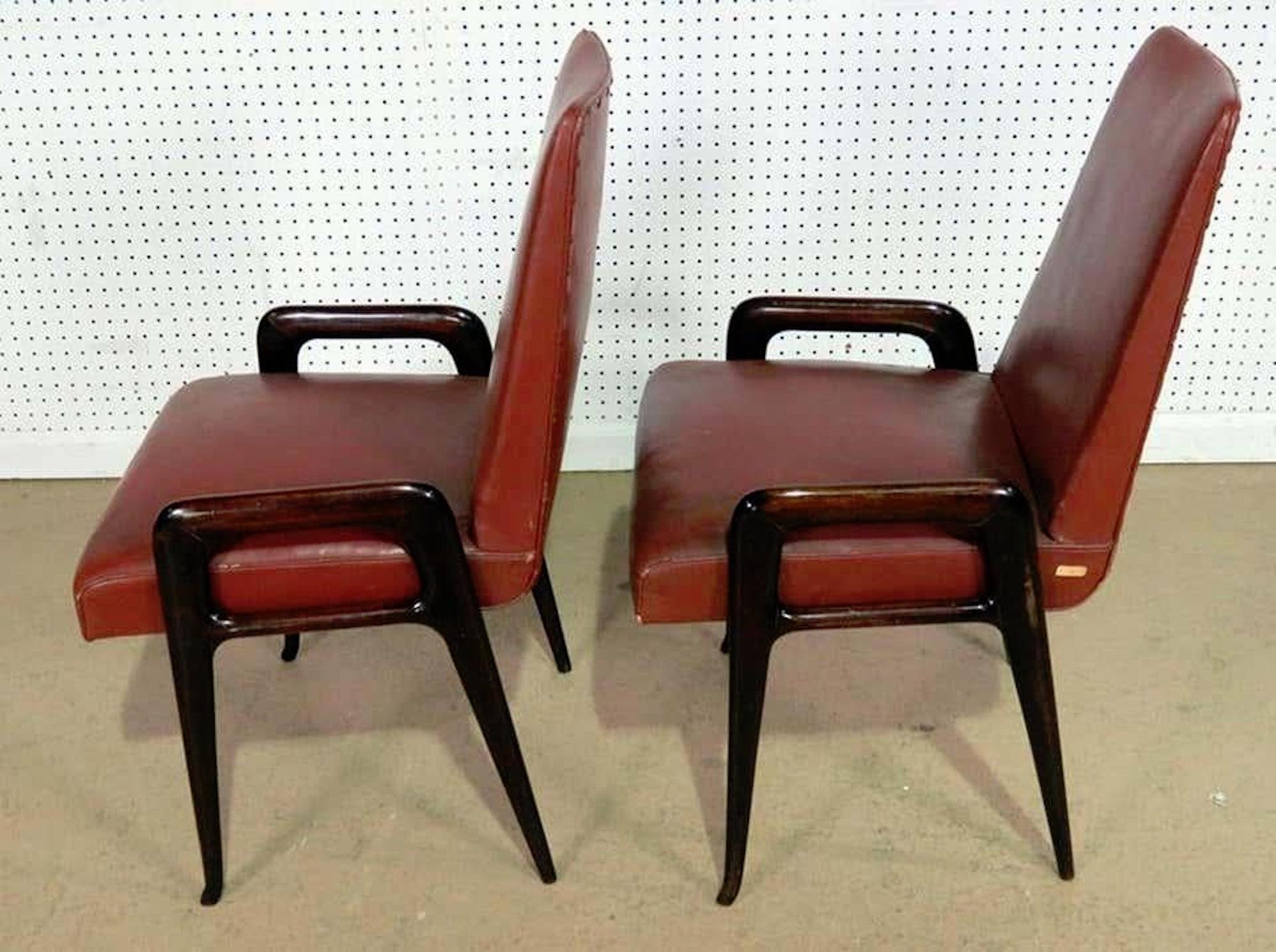 Italian Armchairs In Good Condition For Sale In Brooklyn, NY