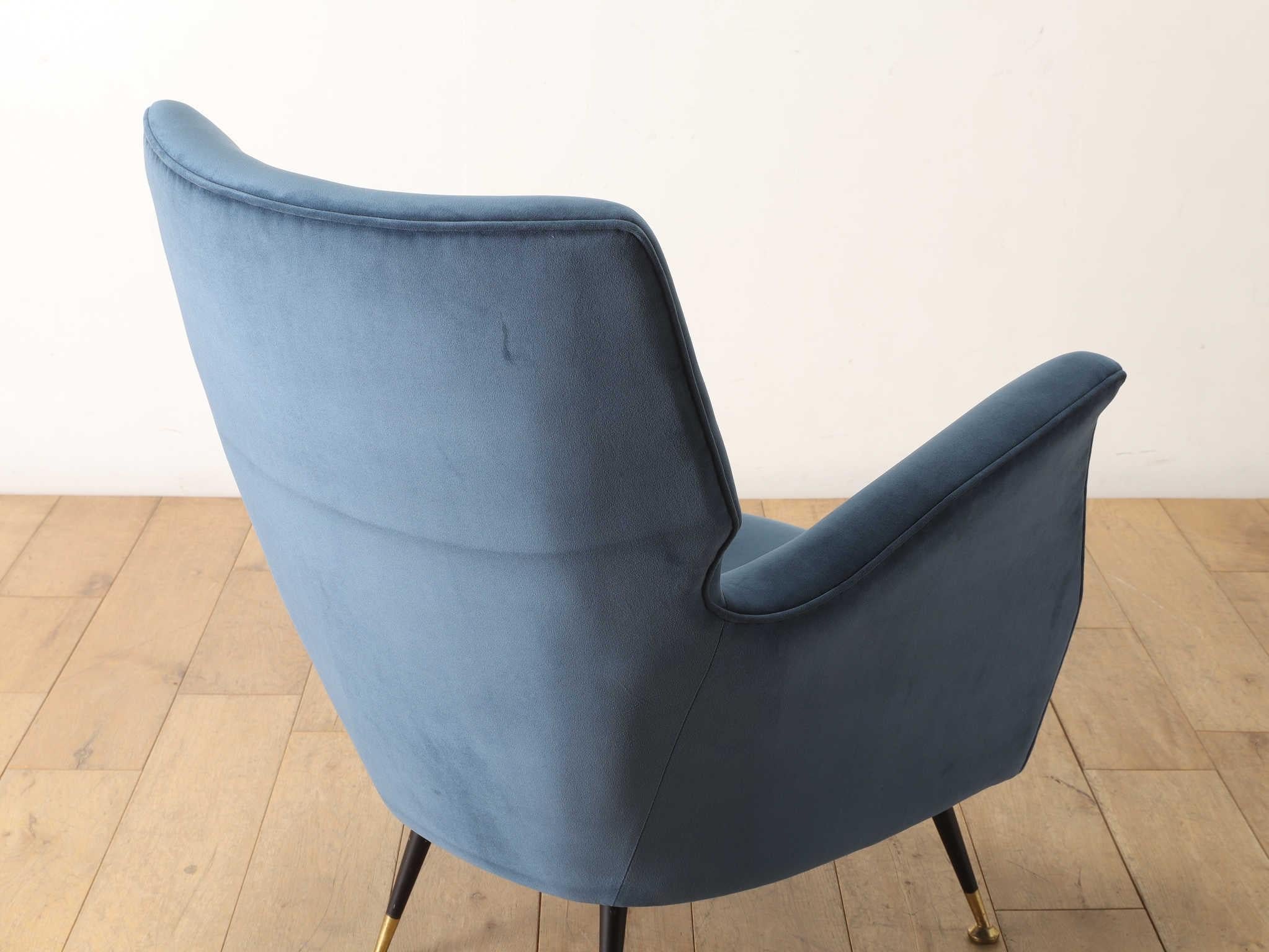 Italienischer Sessel 1950er Jahre im Angebot 13