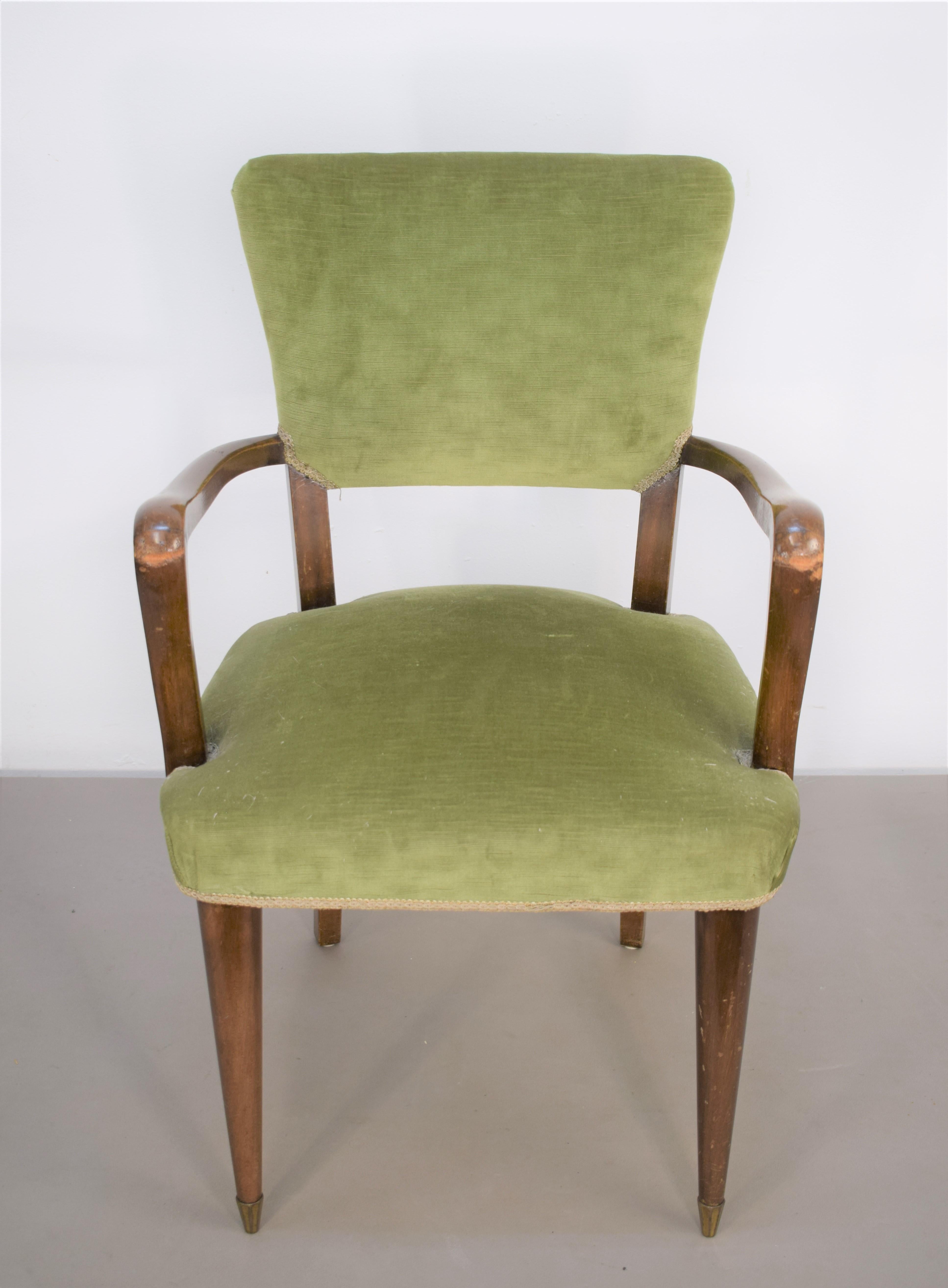 Italienischer Sessel, 1950er-Jahre im Angebot 1