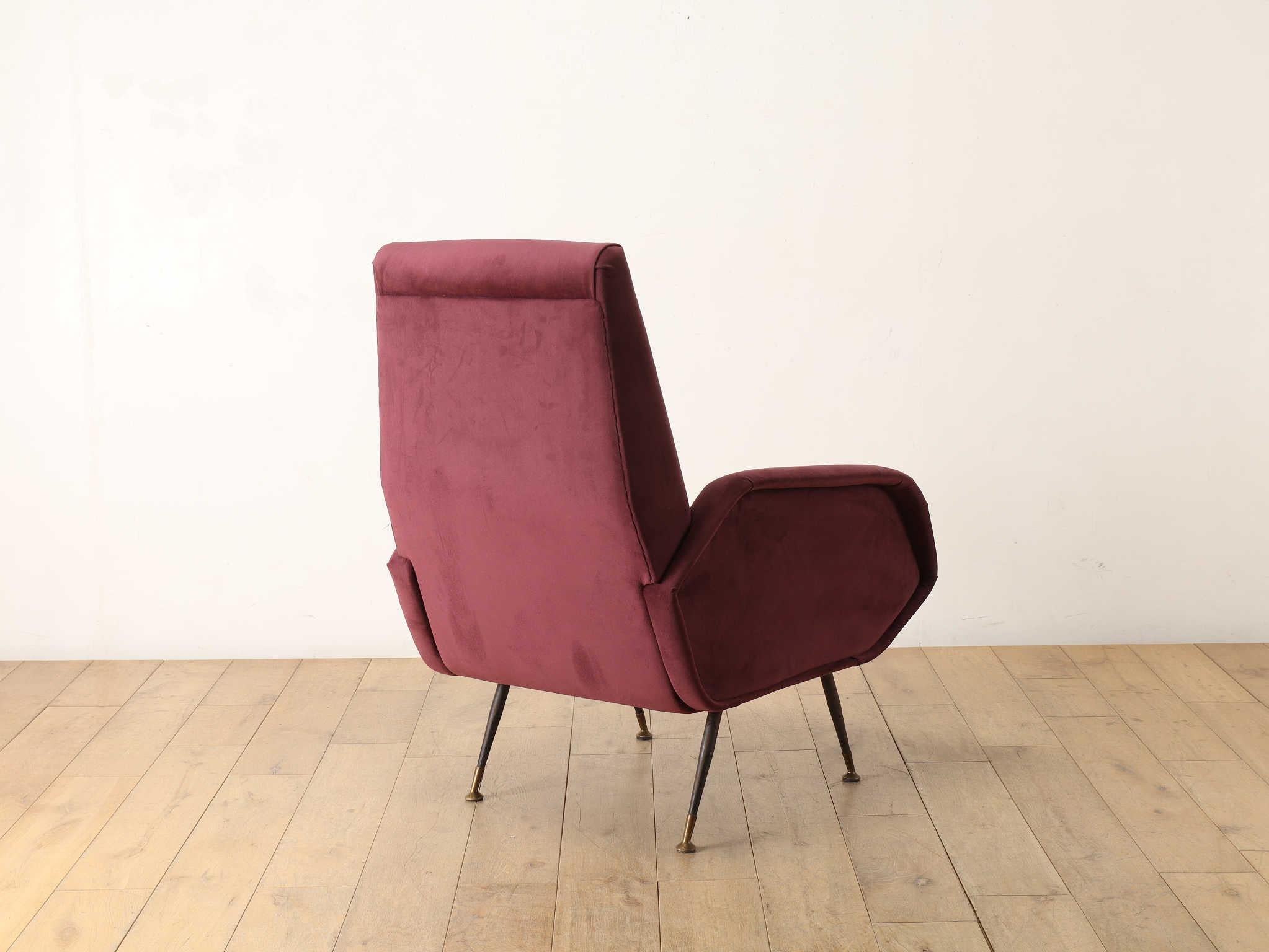 Italian Armchair 1960's For Sale 8