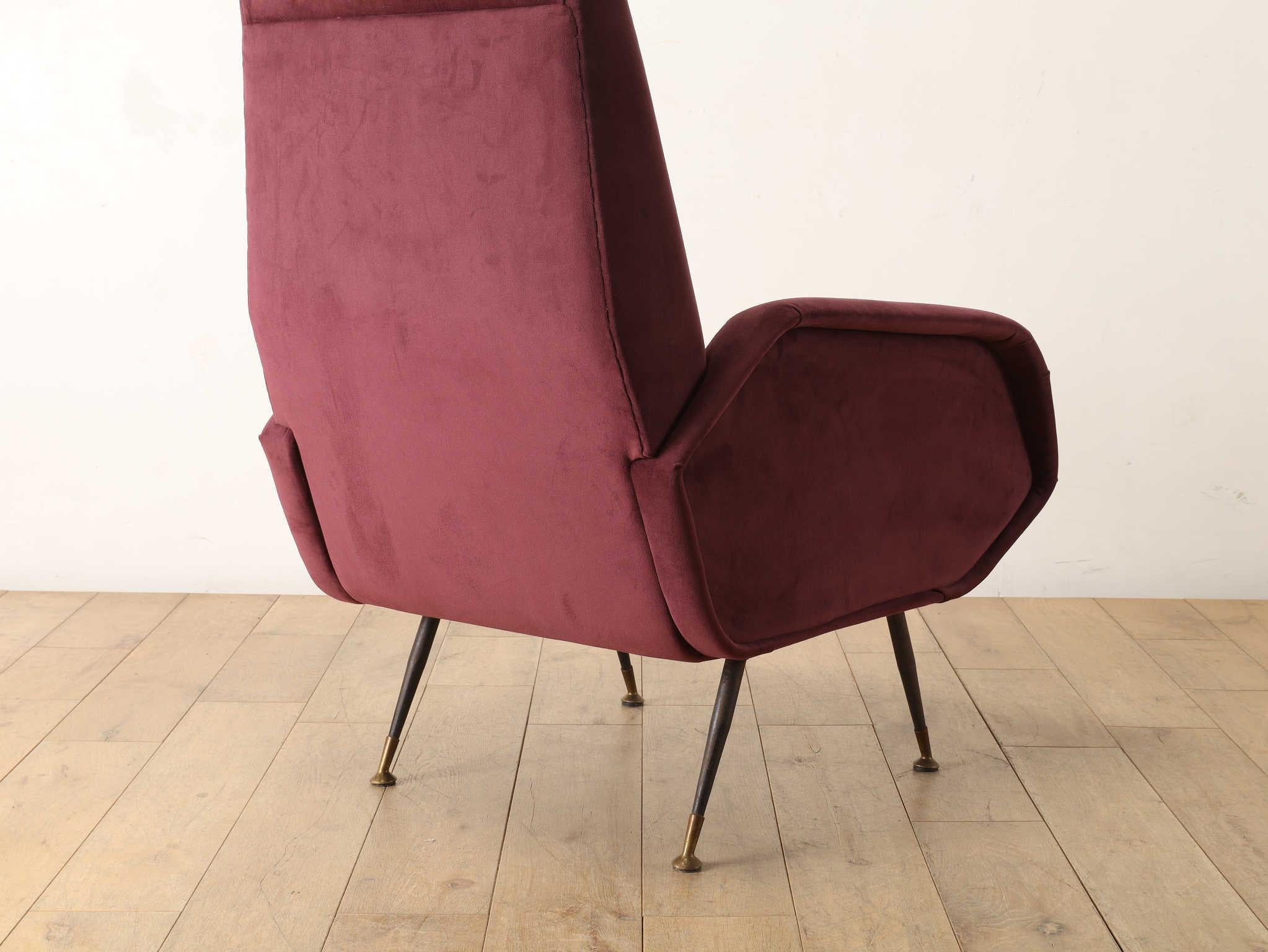 Italian Armchair 1960's For Sale 10