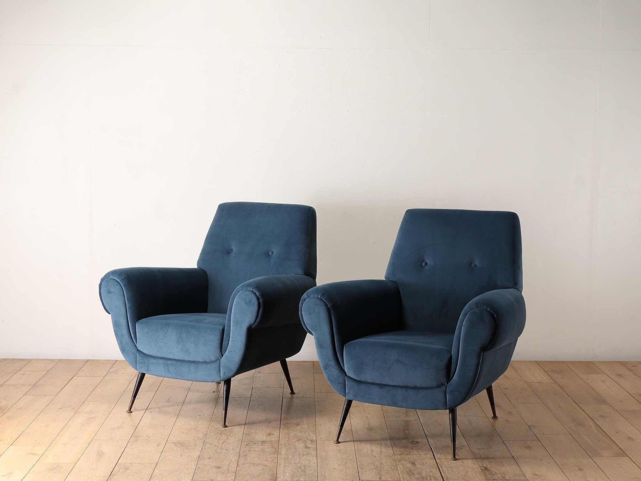 Italian Armchair 1960's For Sale 11