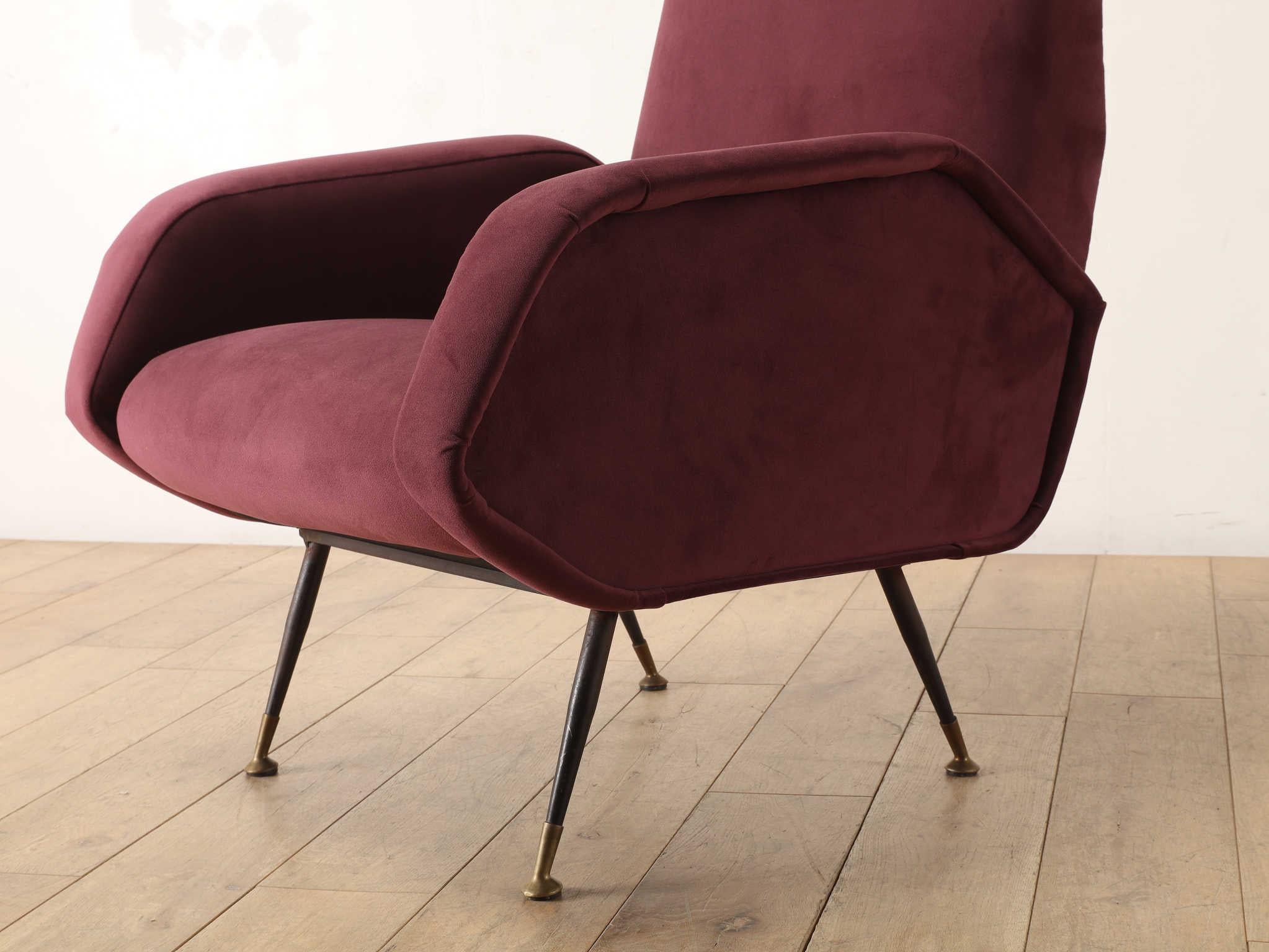 Italian Armchair 1960's For Sale 1