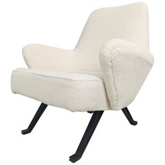 Italian Armchair by Formanova, New Upholstery