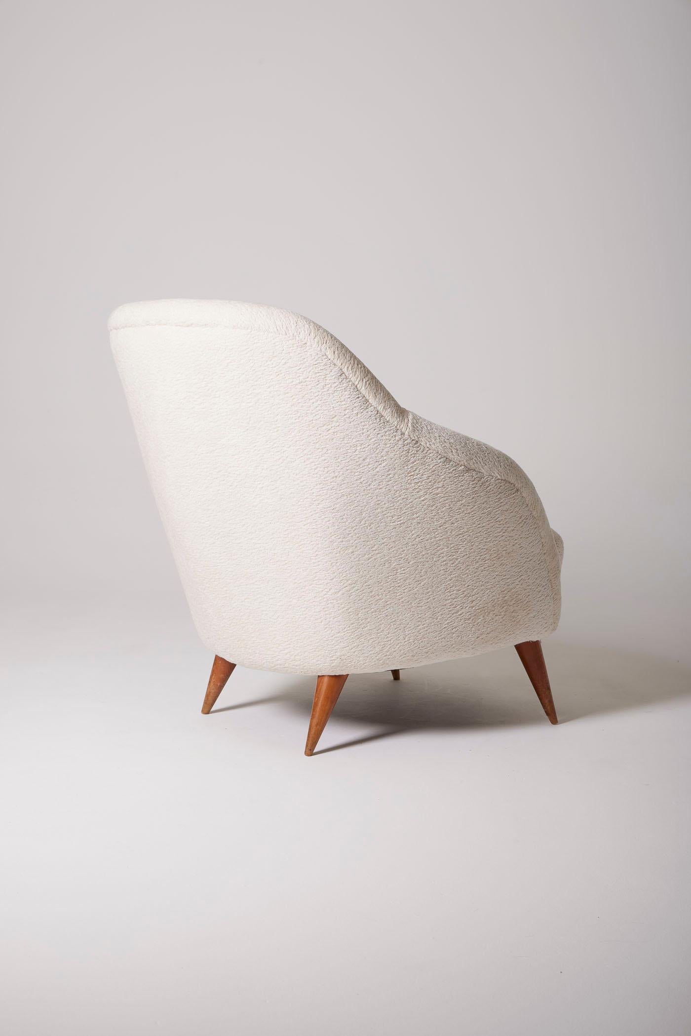 Italienischer Sessel (Textil) im Angebot