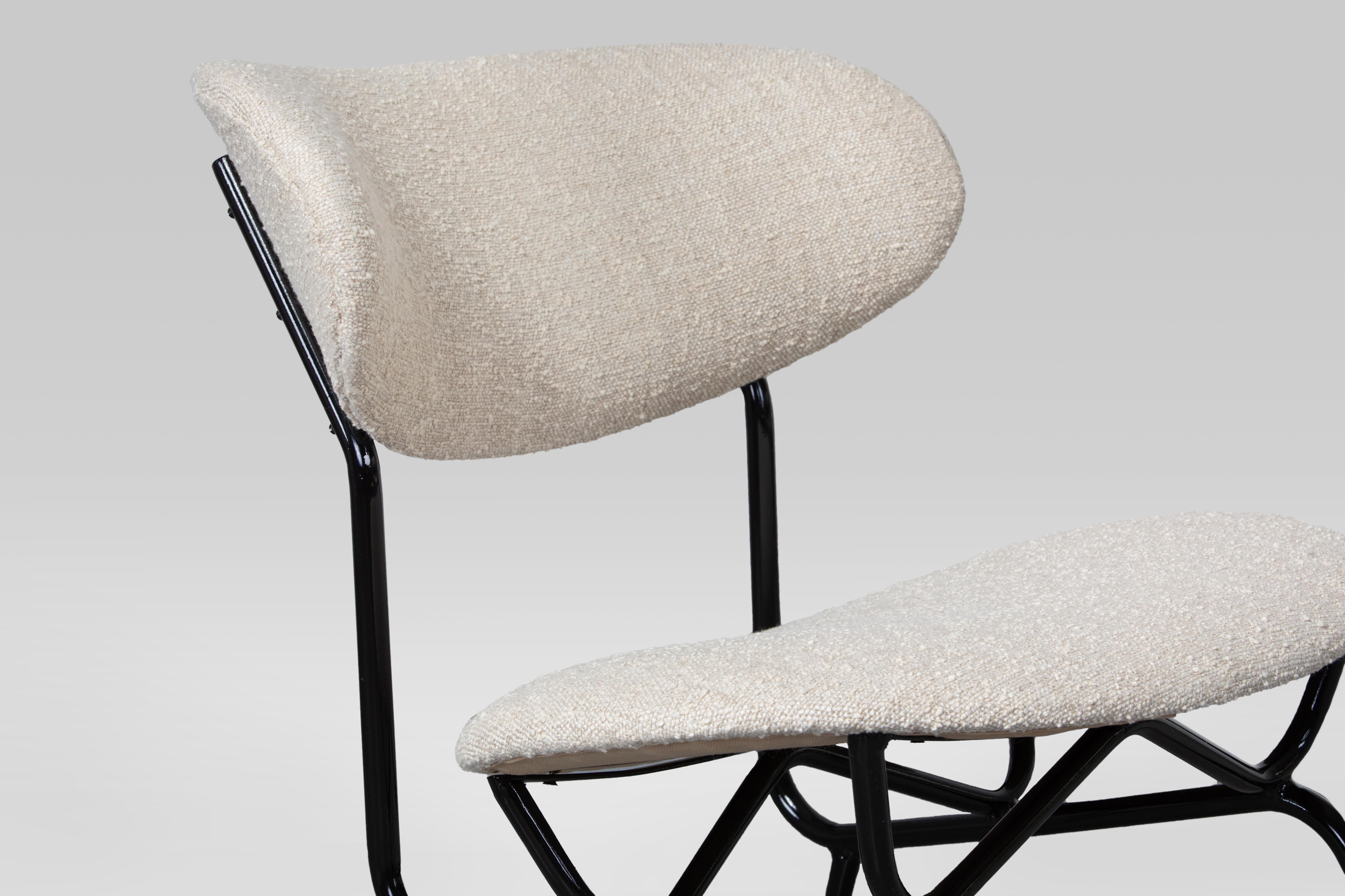 Paire de fauteuils par Gastone Rinaldi, Italie années 1950, Tissu par Nobilis Bon état - En vente à Torino, Piemonte