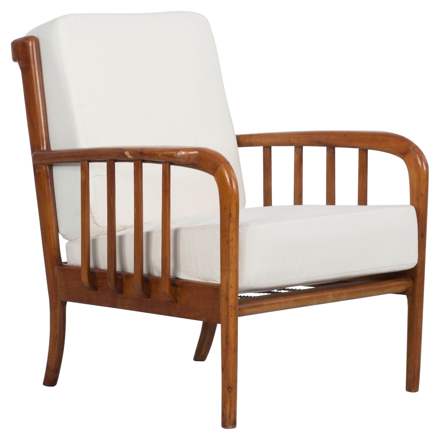 Sillón italiano de los años 40 al estilo de Paolo Buffa