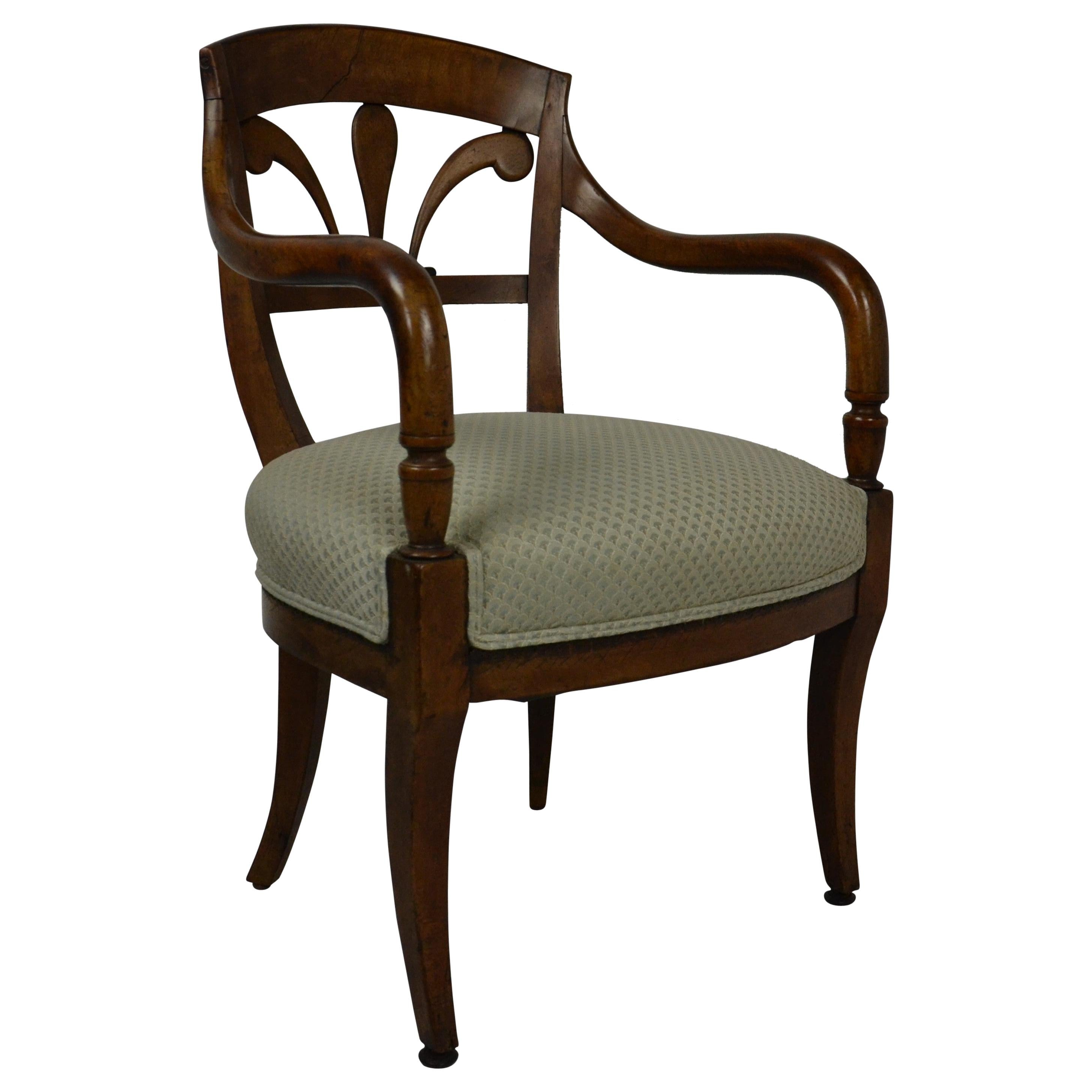 Italian Armchair from the Regency Period For Sale at 1stDibs
