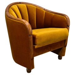 Italian Armchair in the Style of Gio Ponti, 1950's.