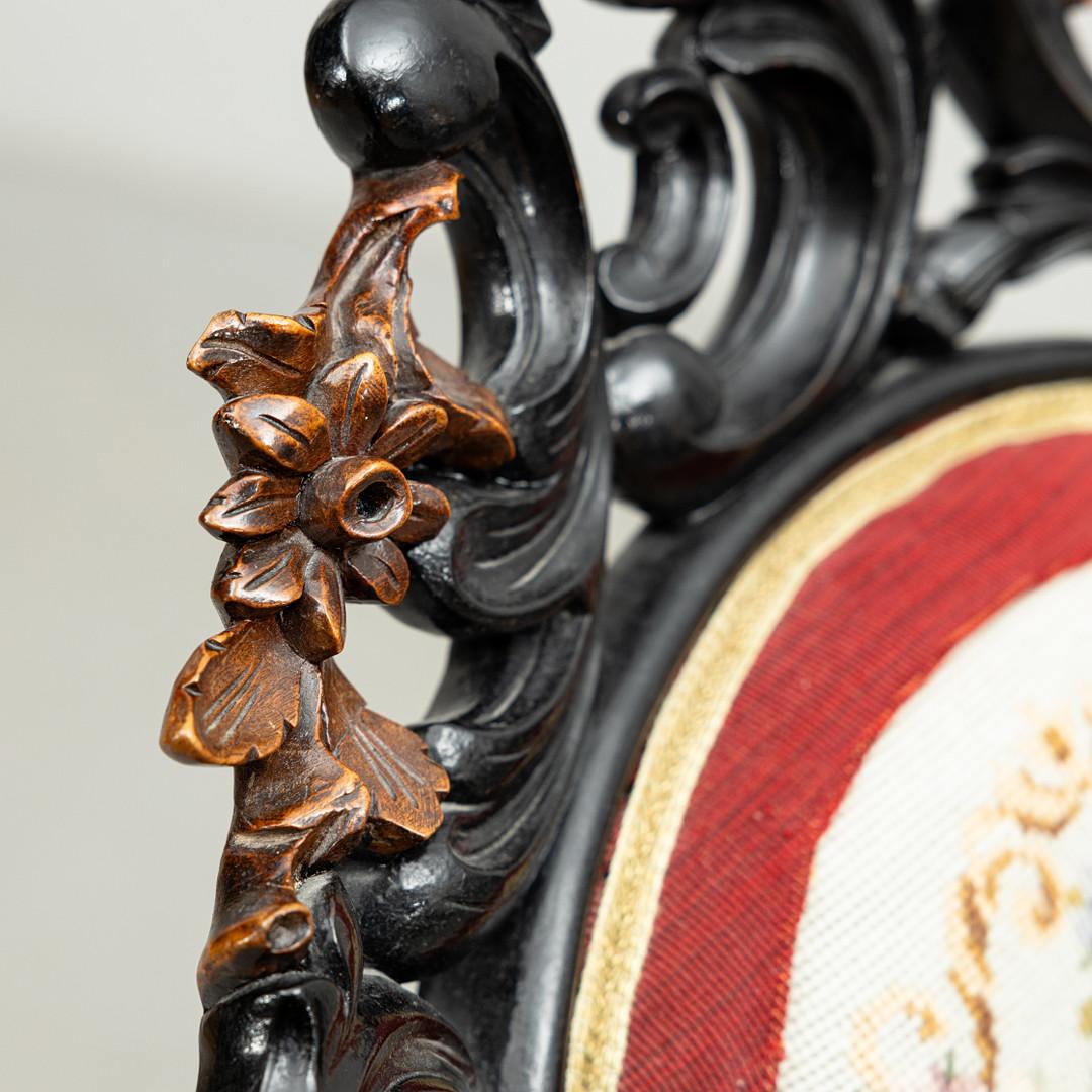 Italian Armchair Rococo Style For Sale 1