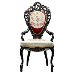 Fauteuil italien de style rococo