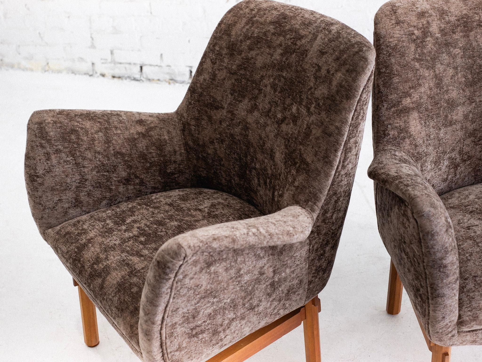 Italienische Sessel, Ico Parisi für Cassina zugeschrieben – ein Paar im Angebot 6