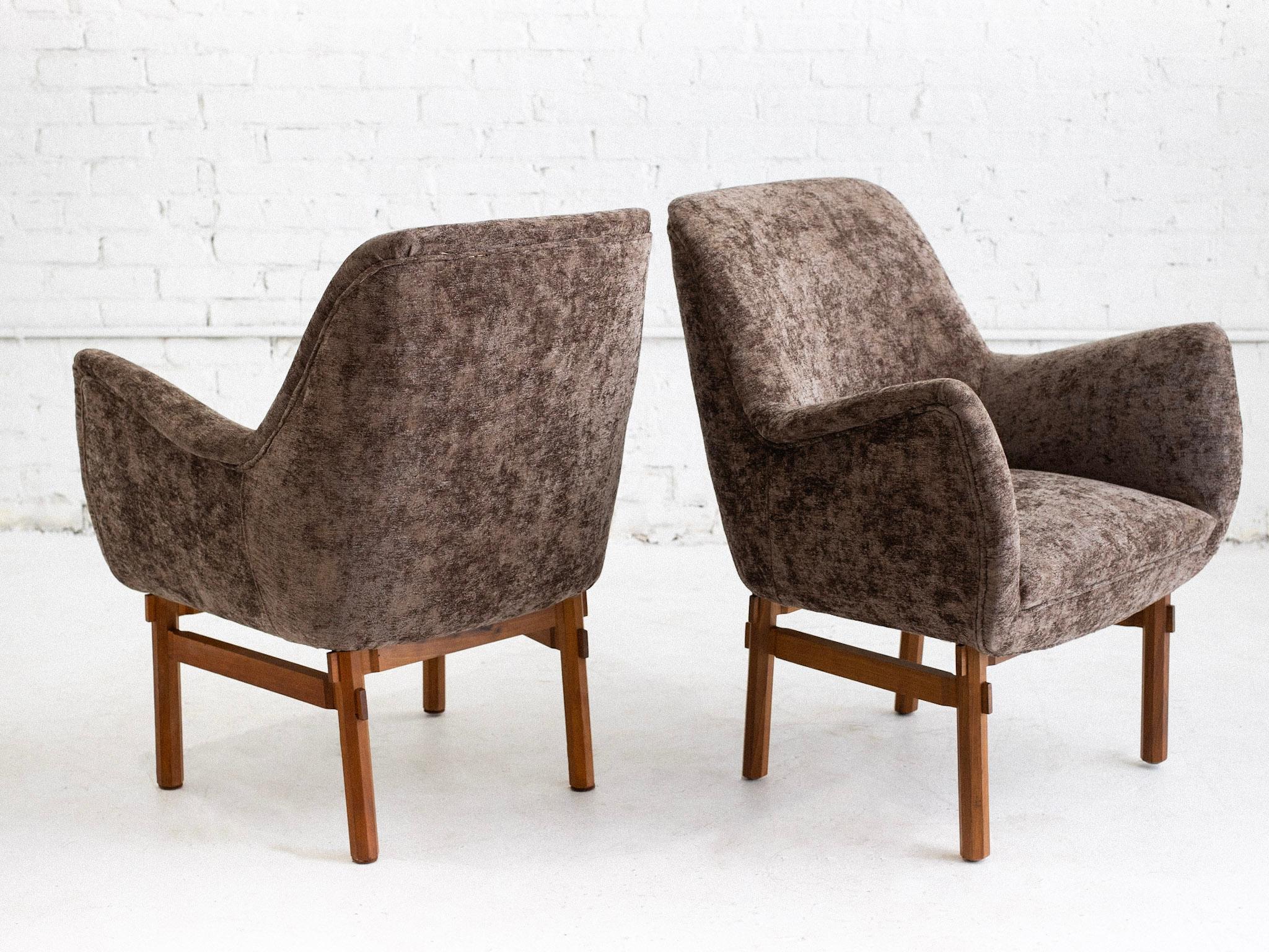 Italienische Sessel, Ico Parisi für Cassina zugeschrieben – ein Paar im Angebot 1