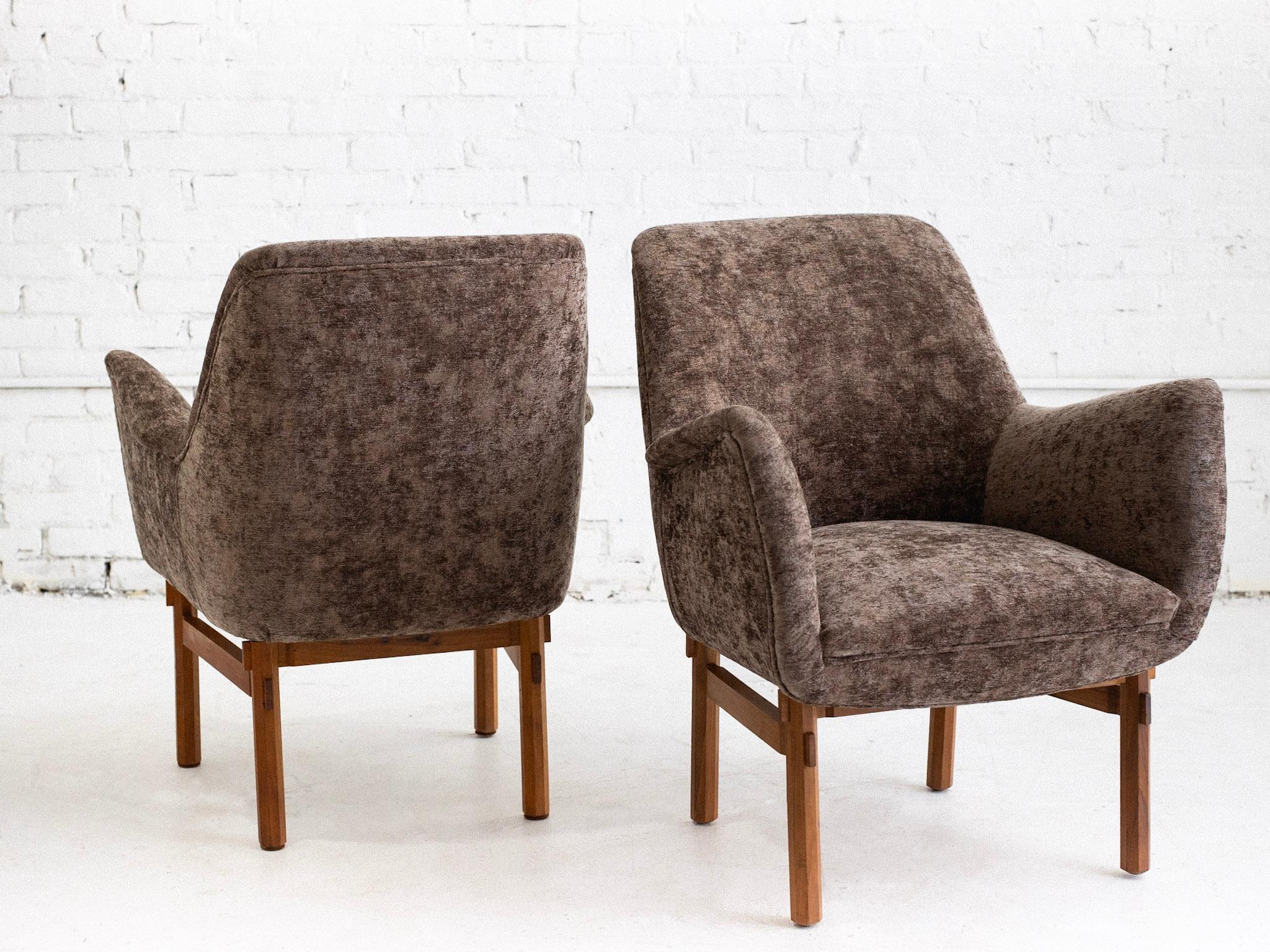 Italienische Sessel, Ico Parisi für Cassina zugeschrieben – ein Paar im Angebot 2