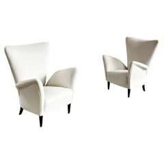 Used Italian Armchairs By Gio Ponti For Hotel Bristol Merano, 1950's