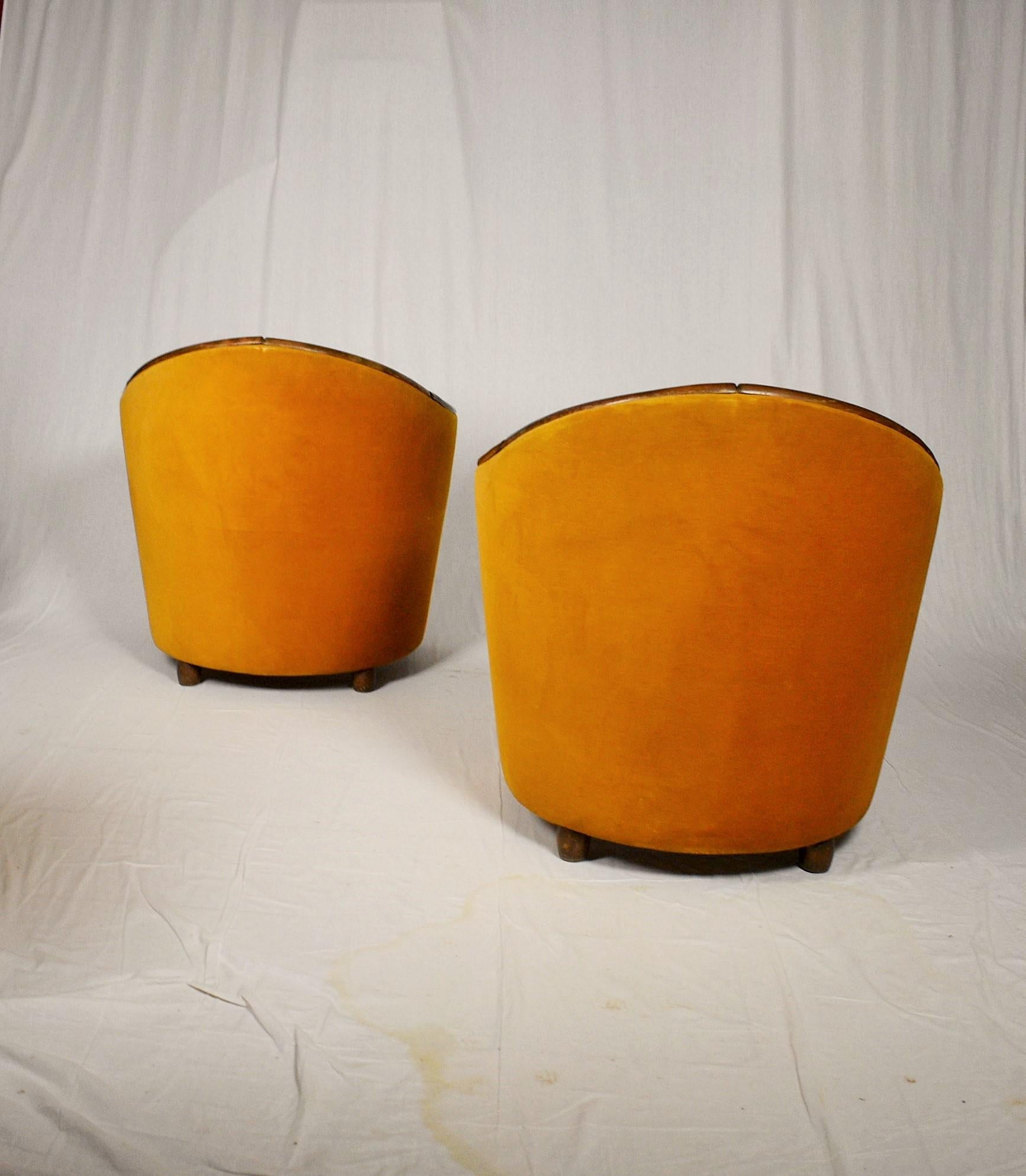 Italian Armchairs in the Style of Gio Ponti, 1950s 5