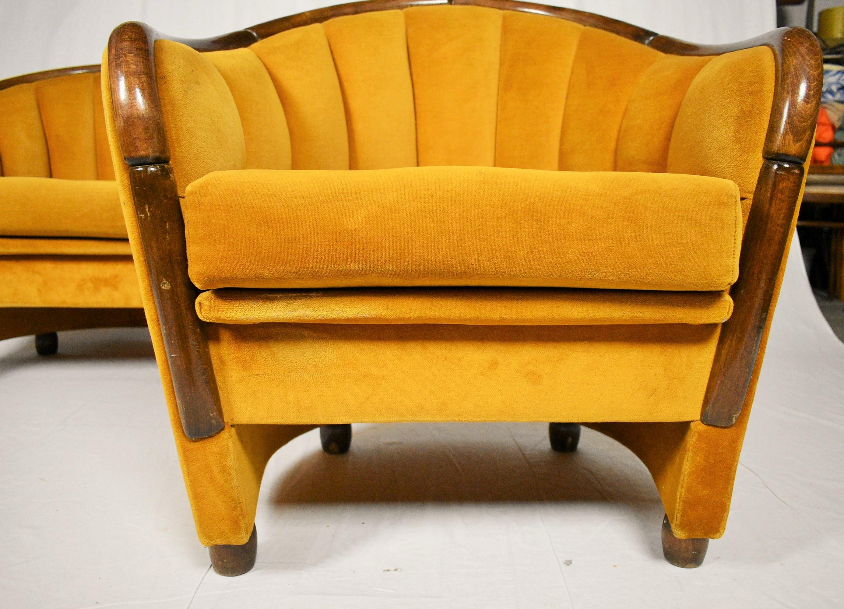 Mid-20th Century Italian Armchairs in the Style of Gio Ponti, 1950s