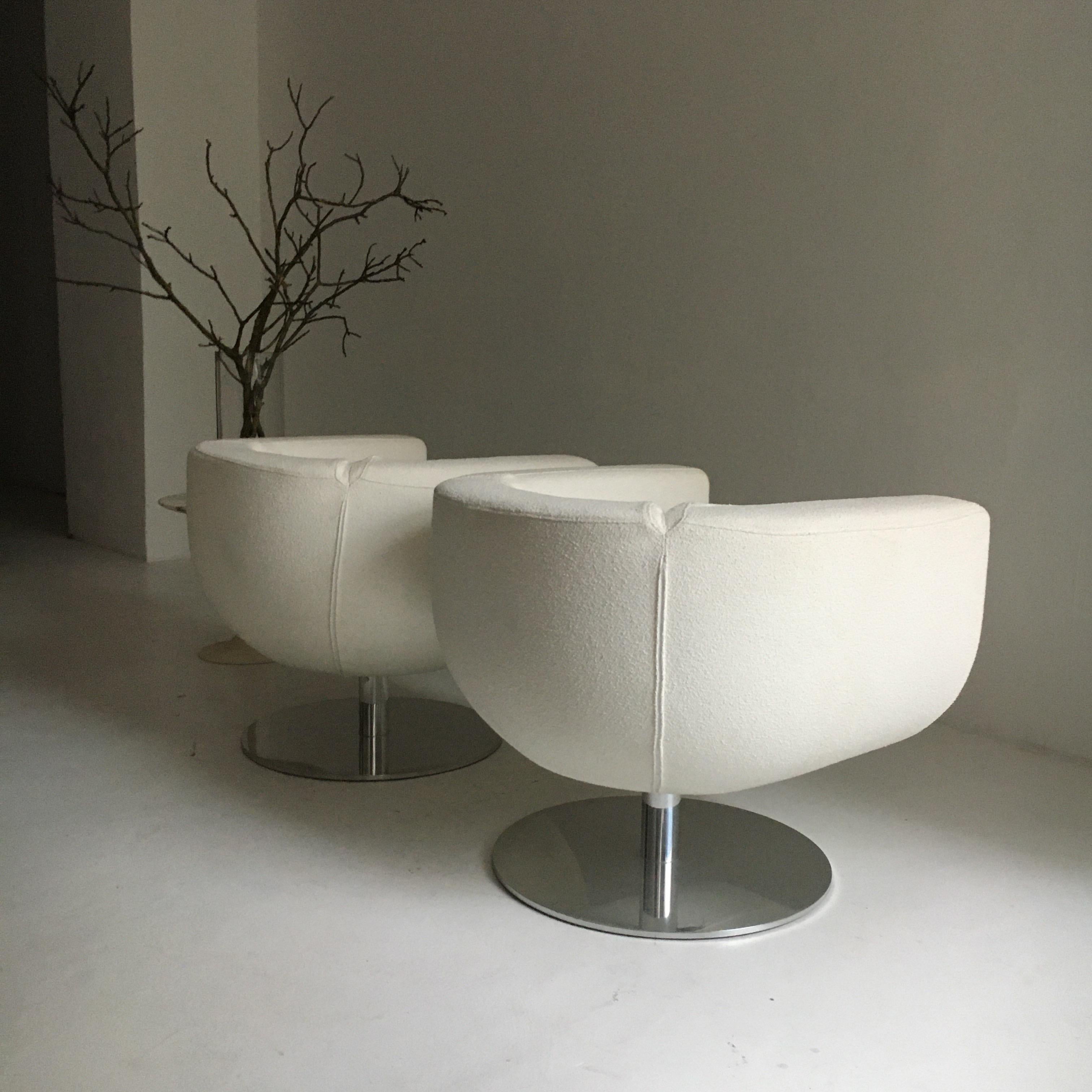 Contemporary Italian Armchairs Model Tulip Designed by Jeffrey Bernett for B&B, 2000s For Sale