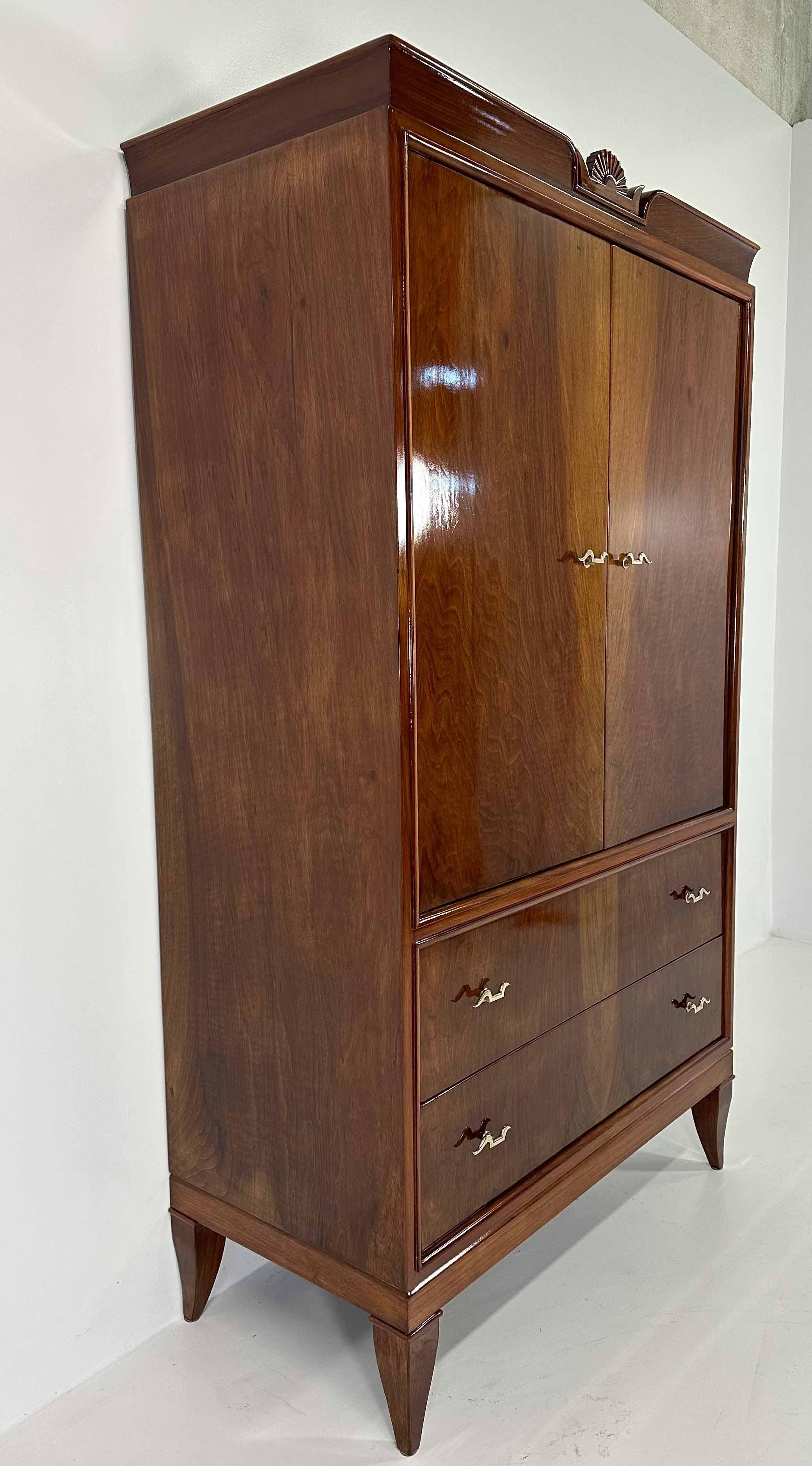 Early 20th Century Italian Armoire by Gio Ponti for P. Lietti, 1928 For Sale