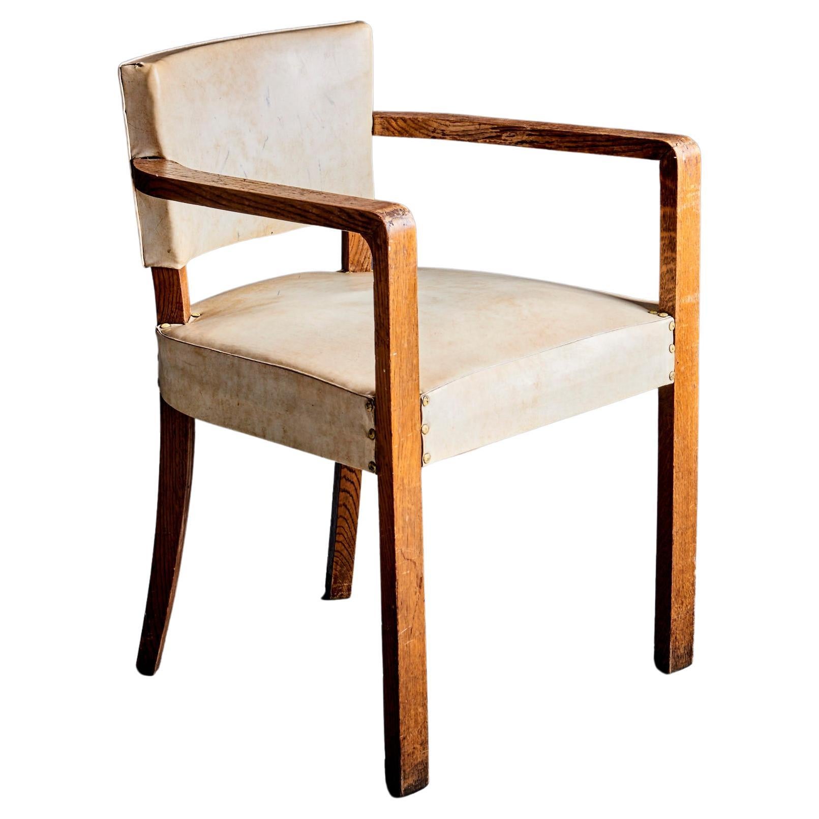 Italian Art Deco Arm Chair, 1930s