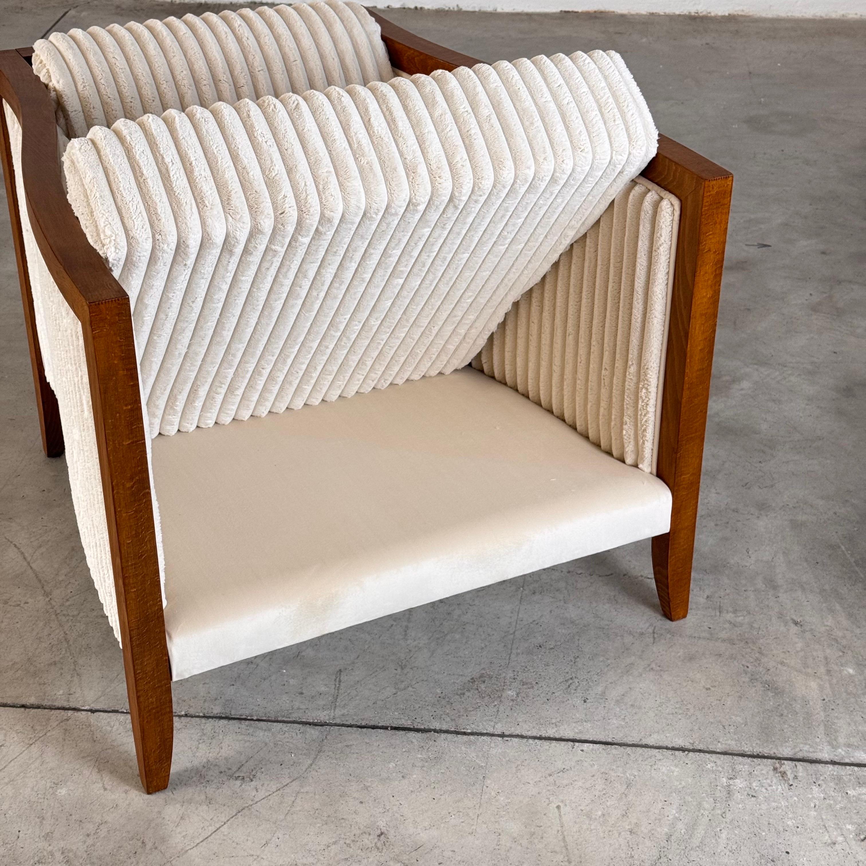 Fauteuil Art déco italien, design des années 1930 en vente 4
