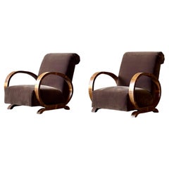 Italian Art Deco Armchairs