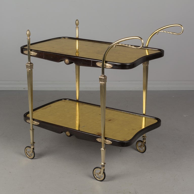Italian Art Deco Bar Cart at 1stDibs