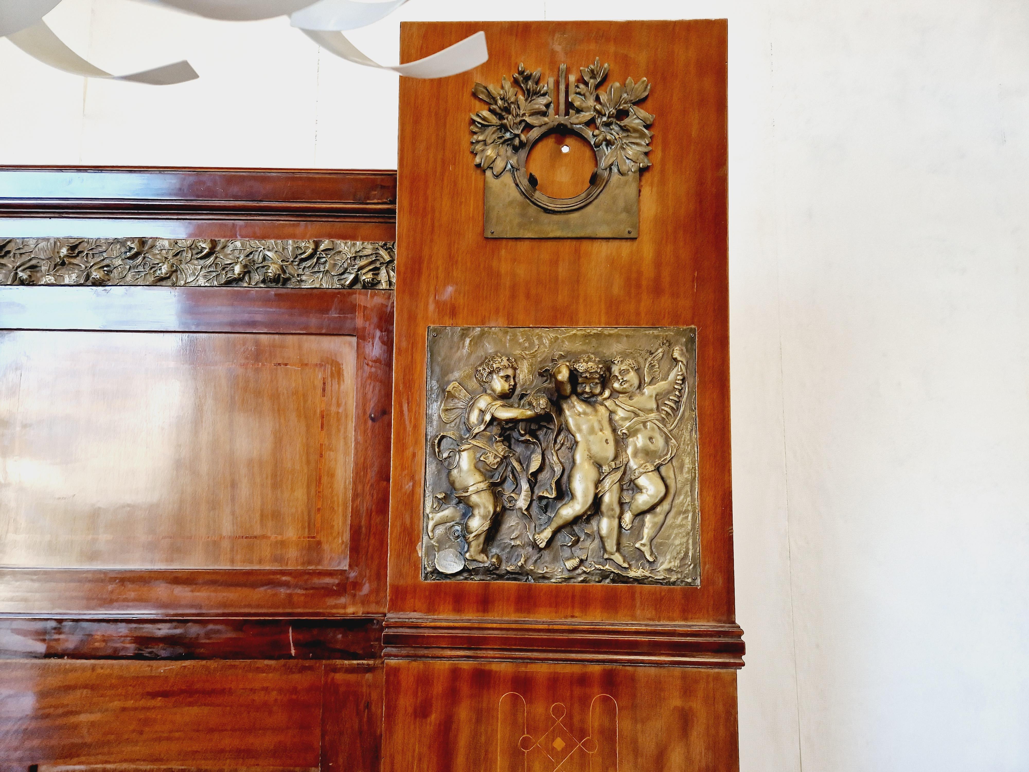 Art Deco Bed and Nightstands Liberty Style In Good Condition In Buxton, GB