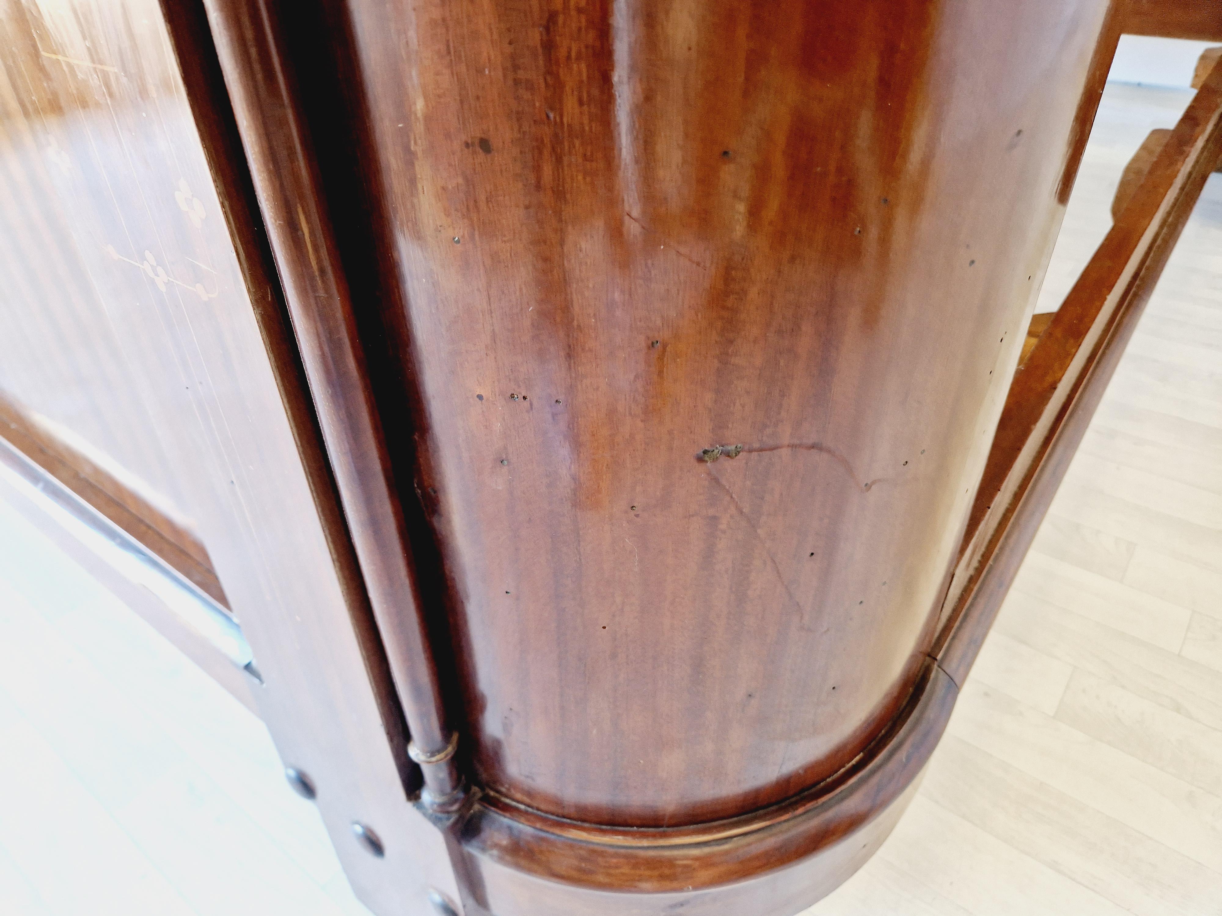 Bronze Art Deco Bed and Nightstands Liberty Style
