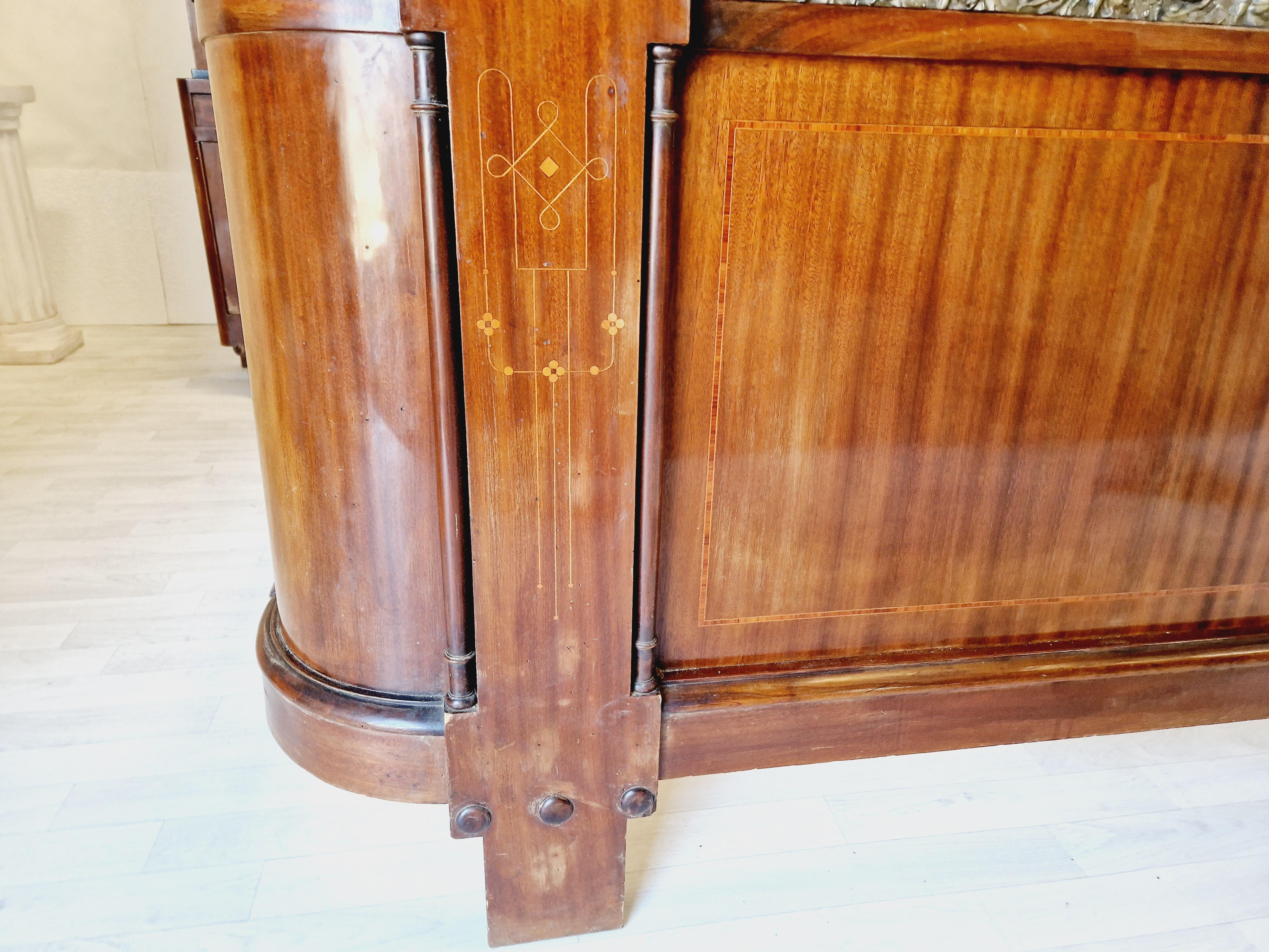 Art Deco Bed and Nightstands Liberty Style 2