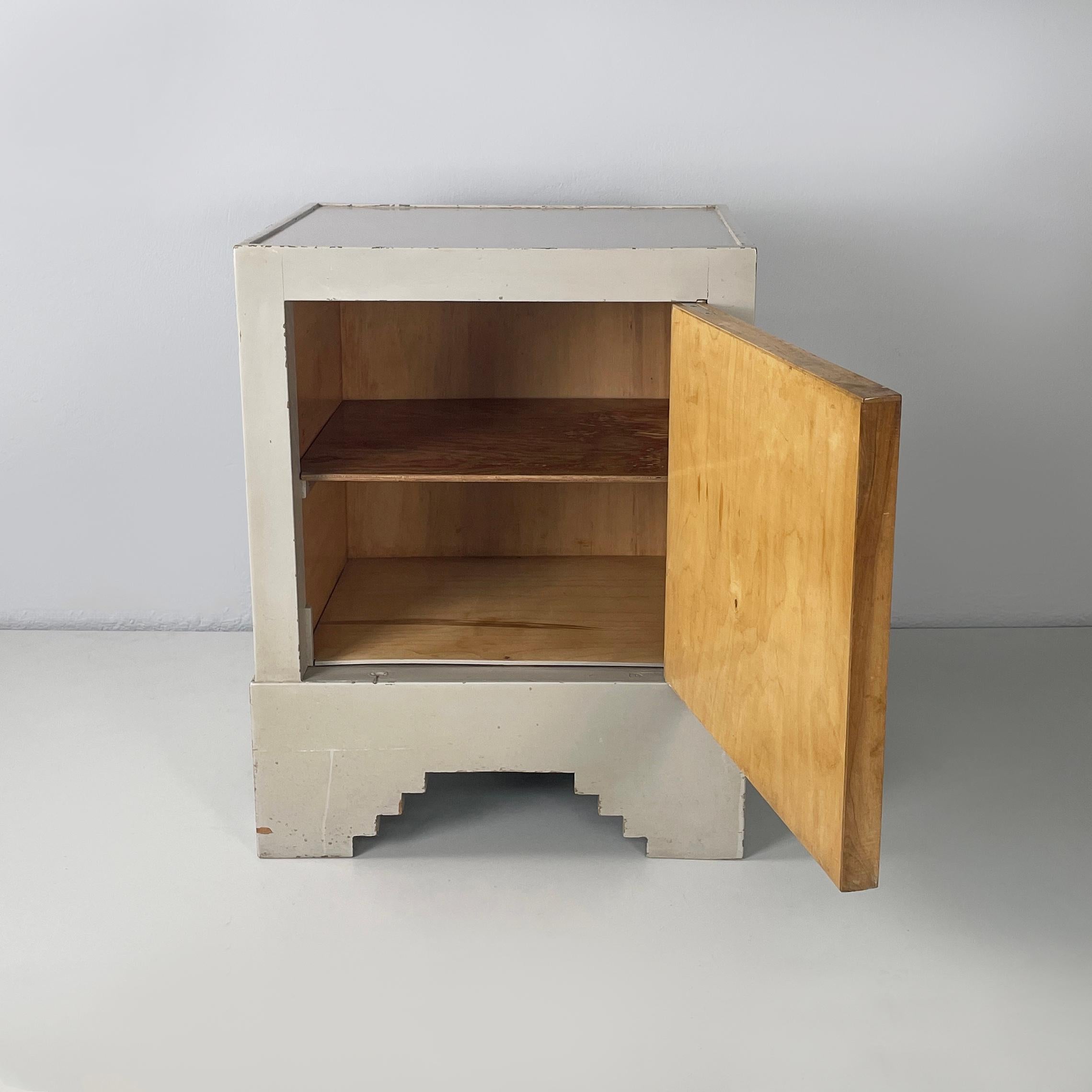 Art Deco Italian Bedside table by Gino Maggioni Atelier Borsani Varedo, 1920-1930s