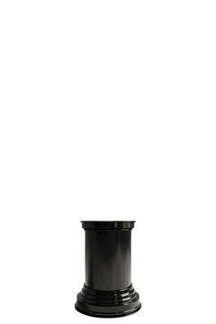 Italian Art Deco Black Glossy Side Table, Contemporary Design, in stock