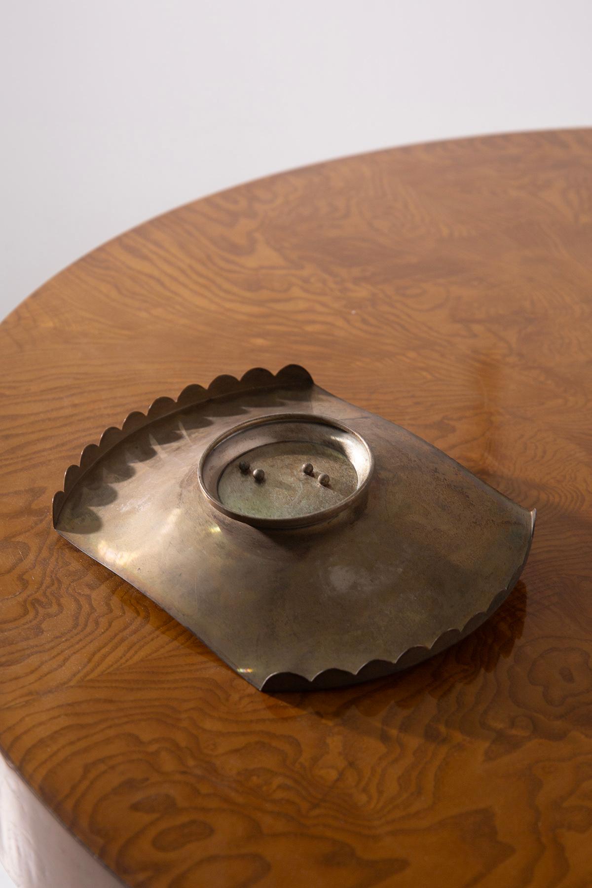 Centro de mesa italiano Art Déco de latón Early 20th Century en venta