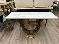 Italian Art Deco Bronze Console Table