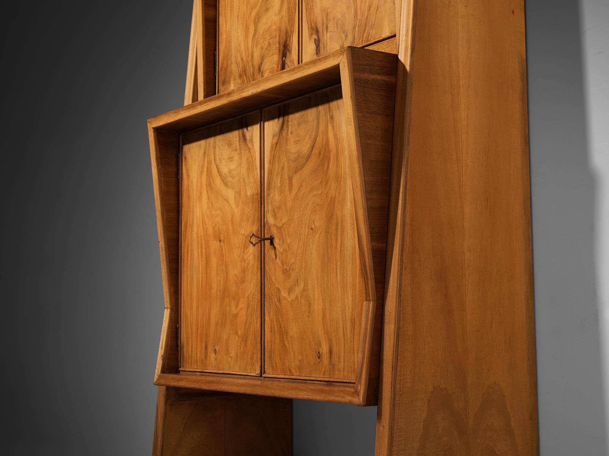 Italian Art Deco Cabinets or Highboards in Mahogany 1