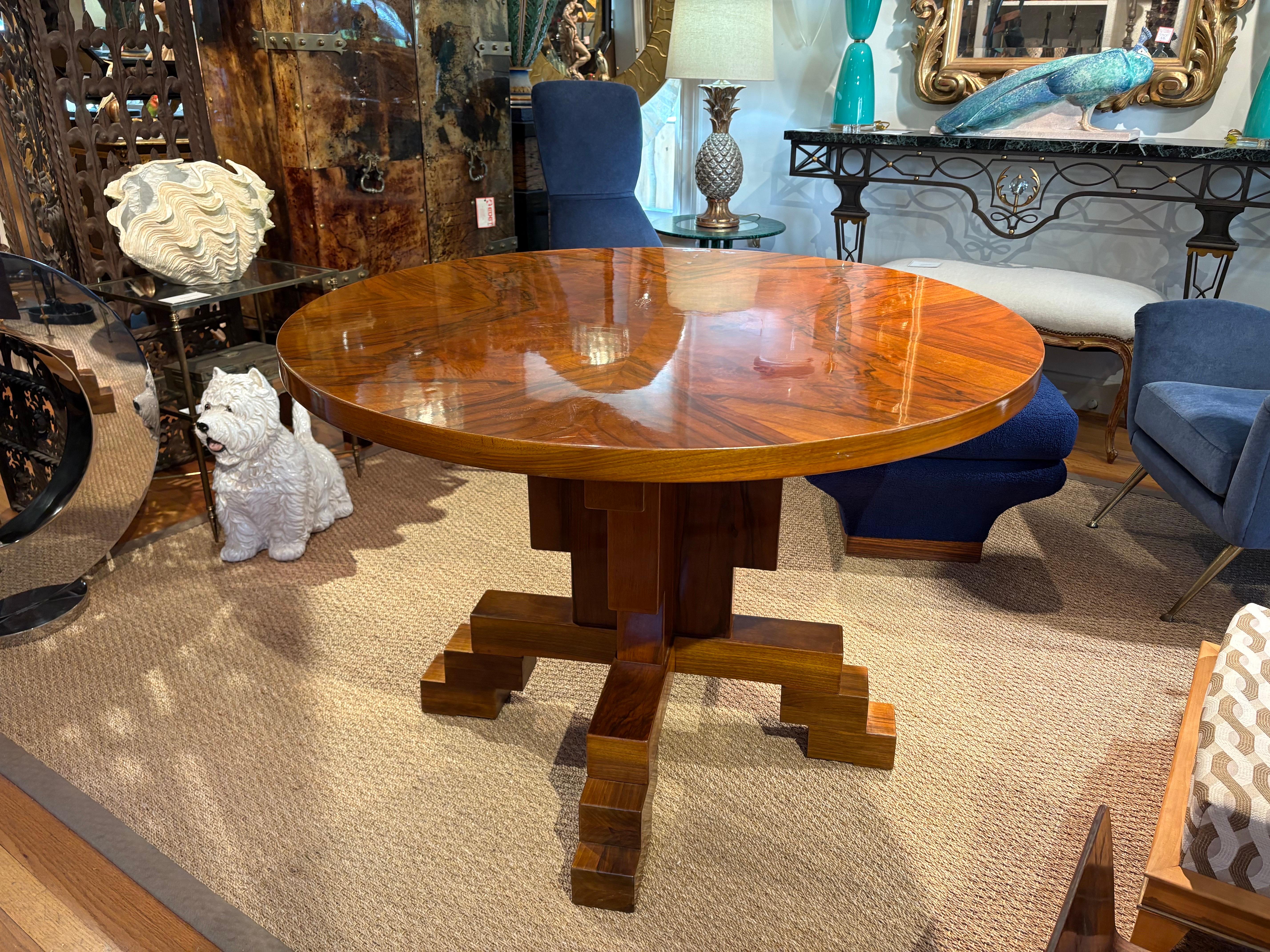 Italian Art Deco Center Table For Sale 5