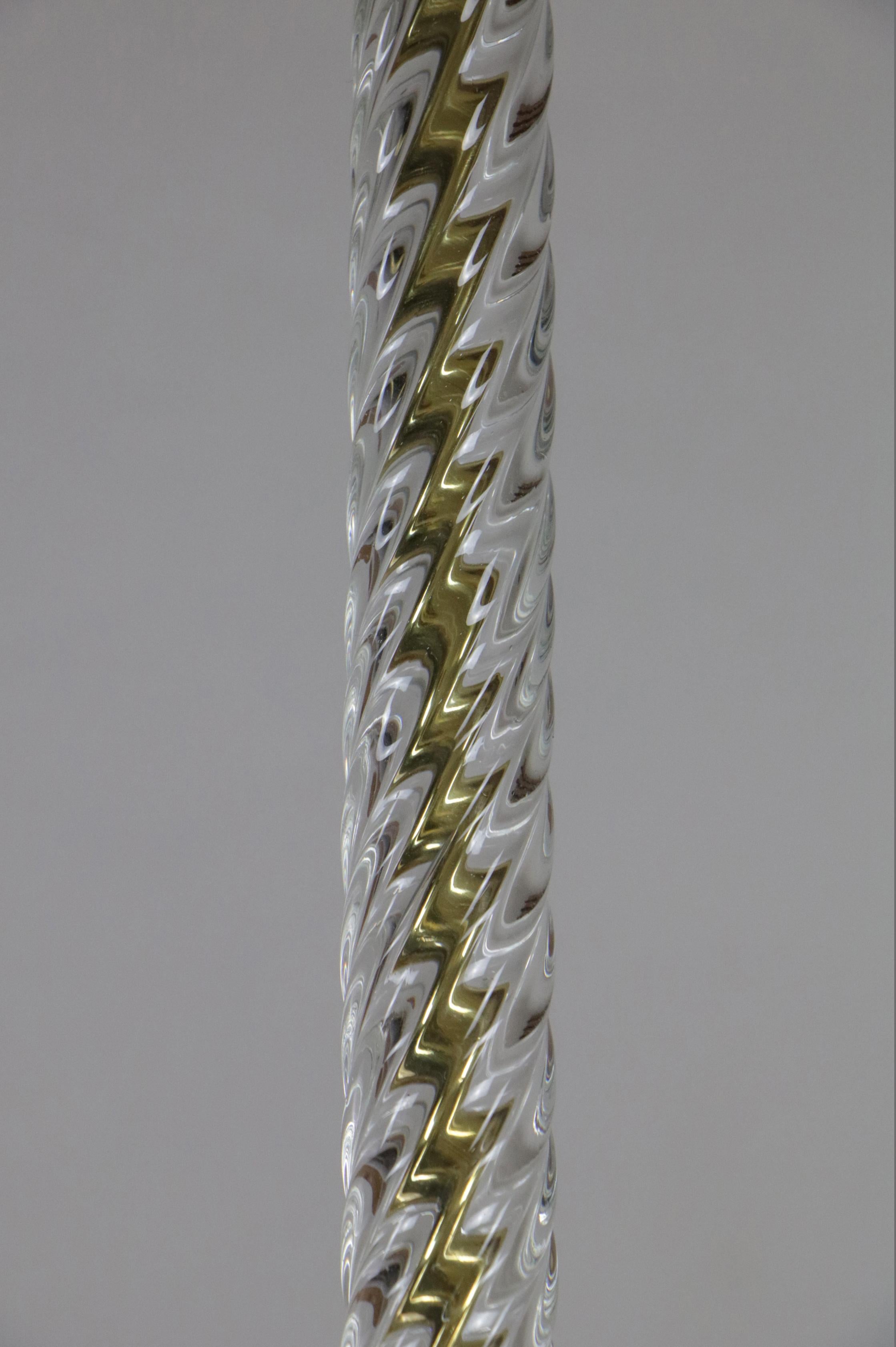 Lampadario Art Deco italiano di Barovier&Toso in vetro di Murano Pulegoso, anni '40 in vendita 3