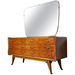 Antique Italian Art Deco Chest of Drawers, 1930s
