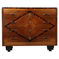 Italian Art Deco Chest of Drawers, c1930