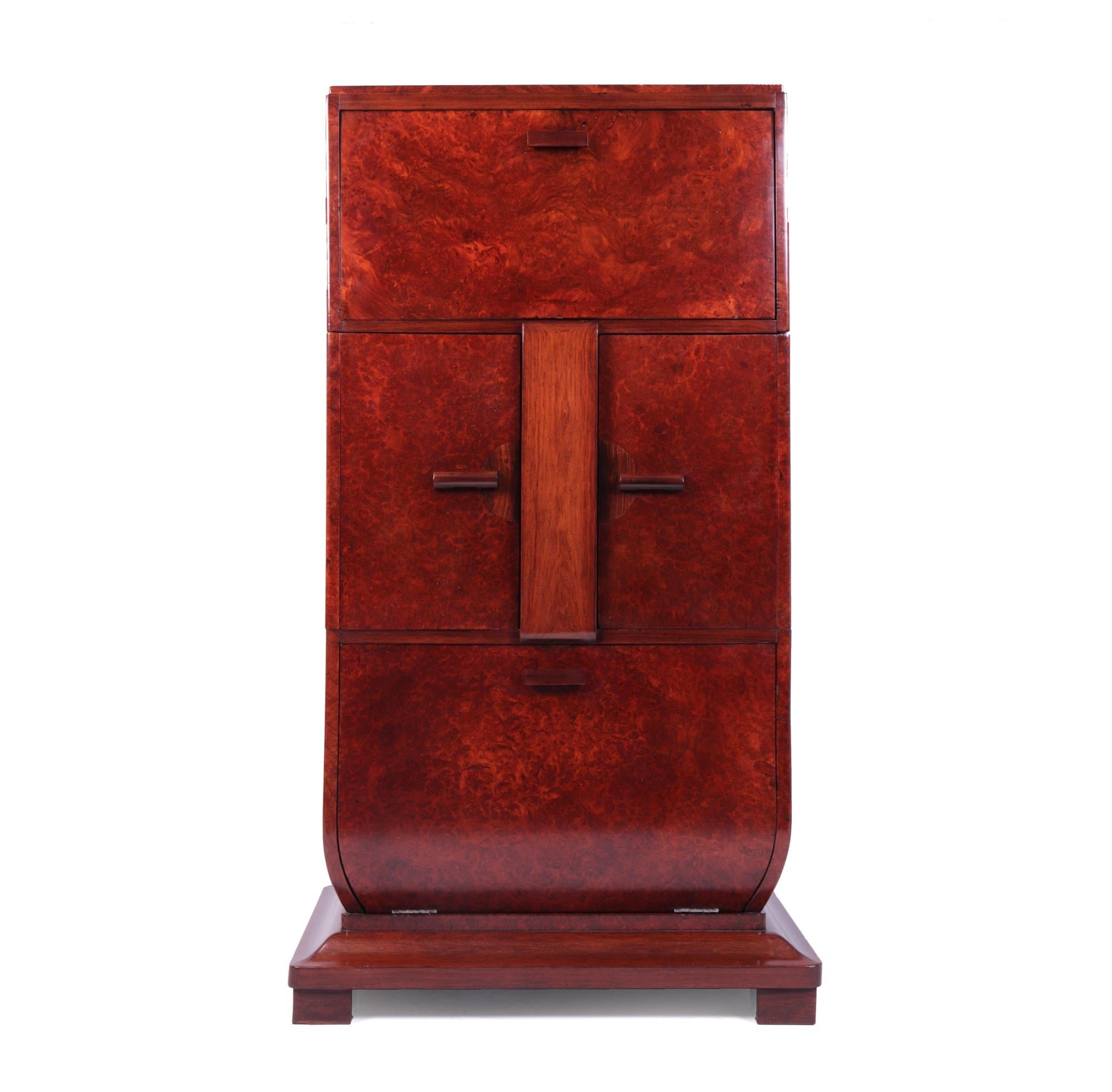 Mobile da cocktail in stile Art Déco italiano 7