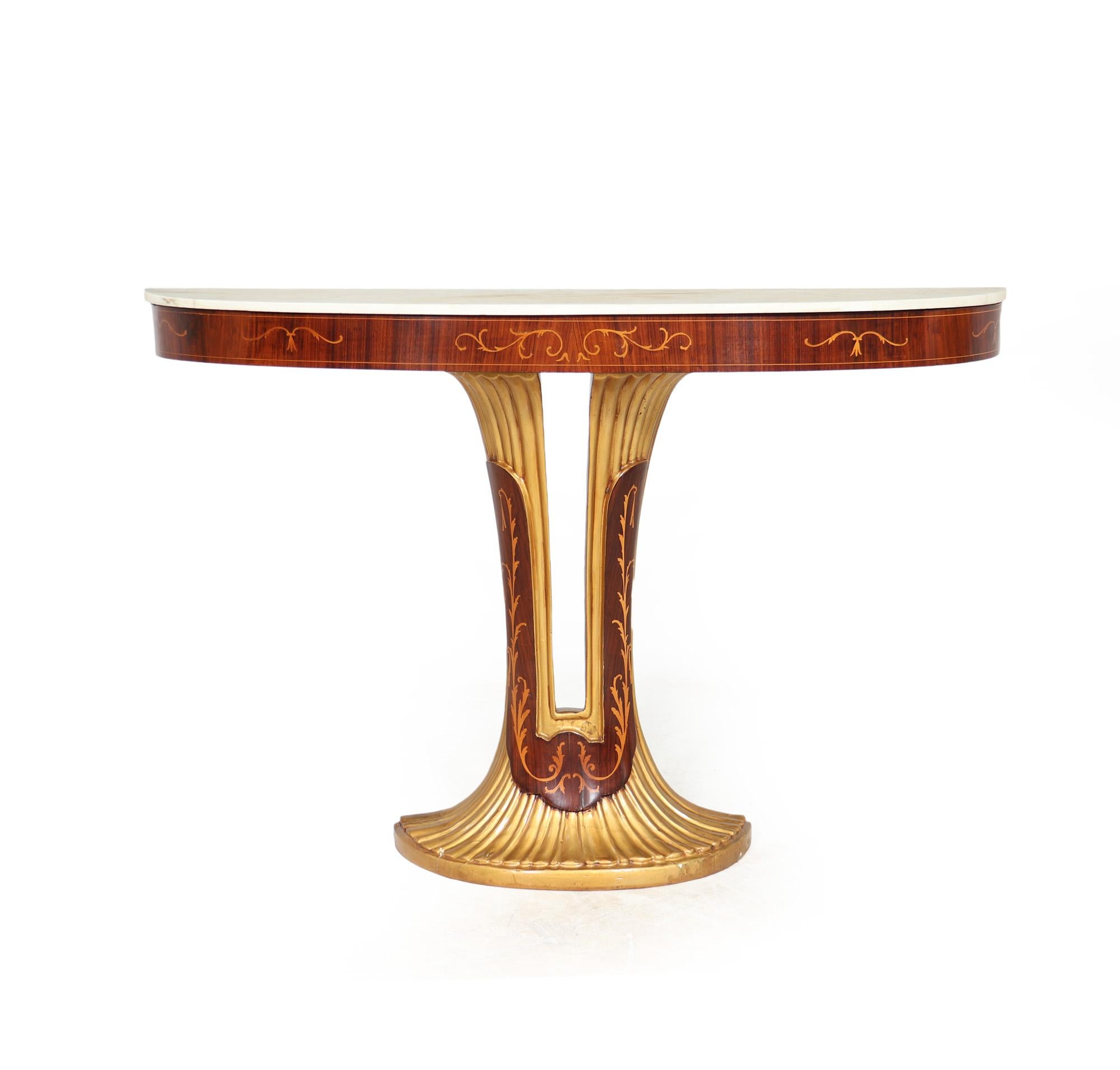 Italian Art Deco Console Table c1940 9