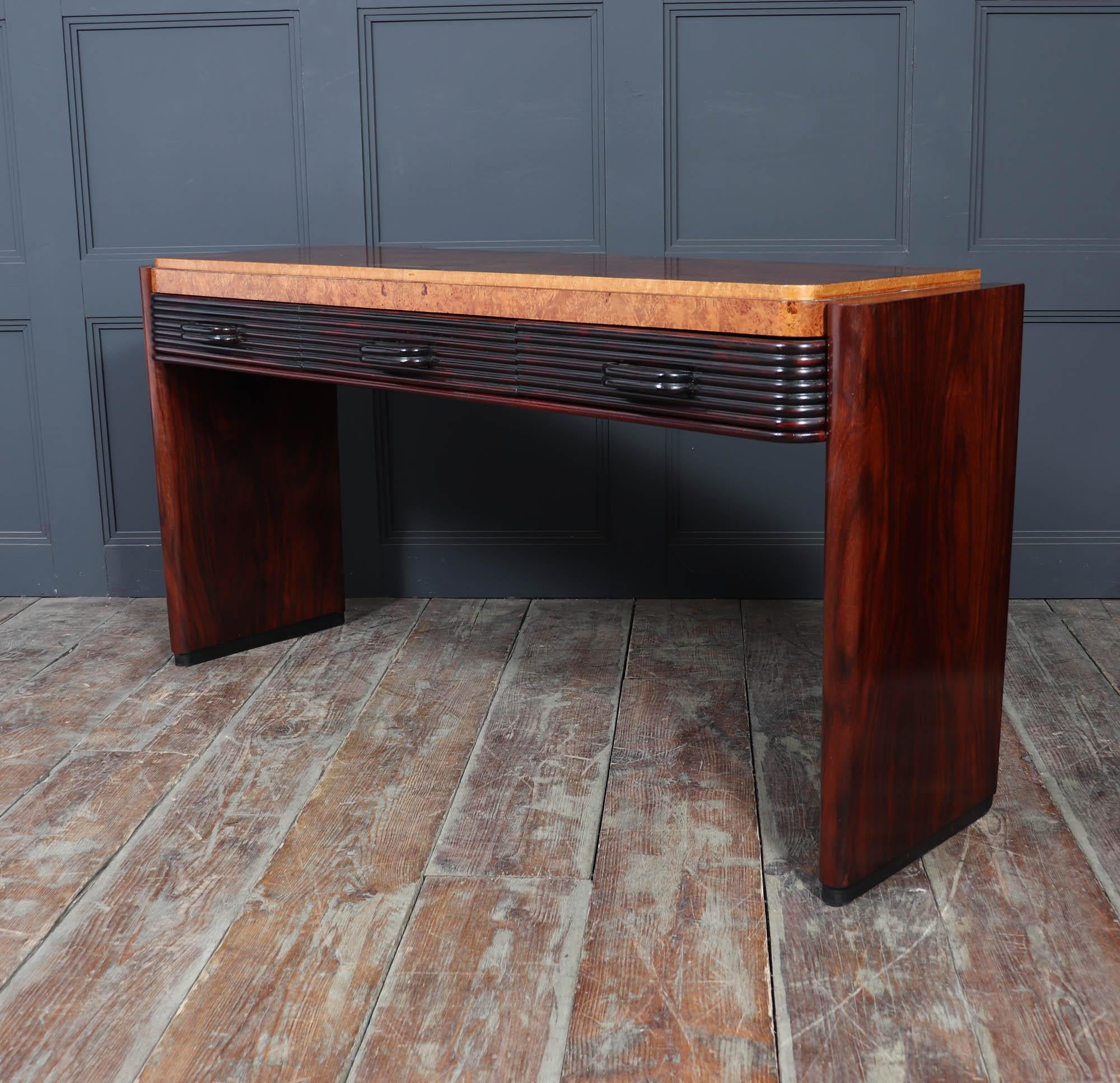 Italian Art Deco Console Table For Sale 7
